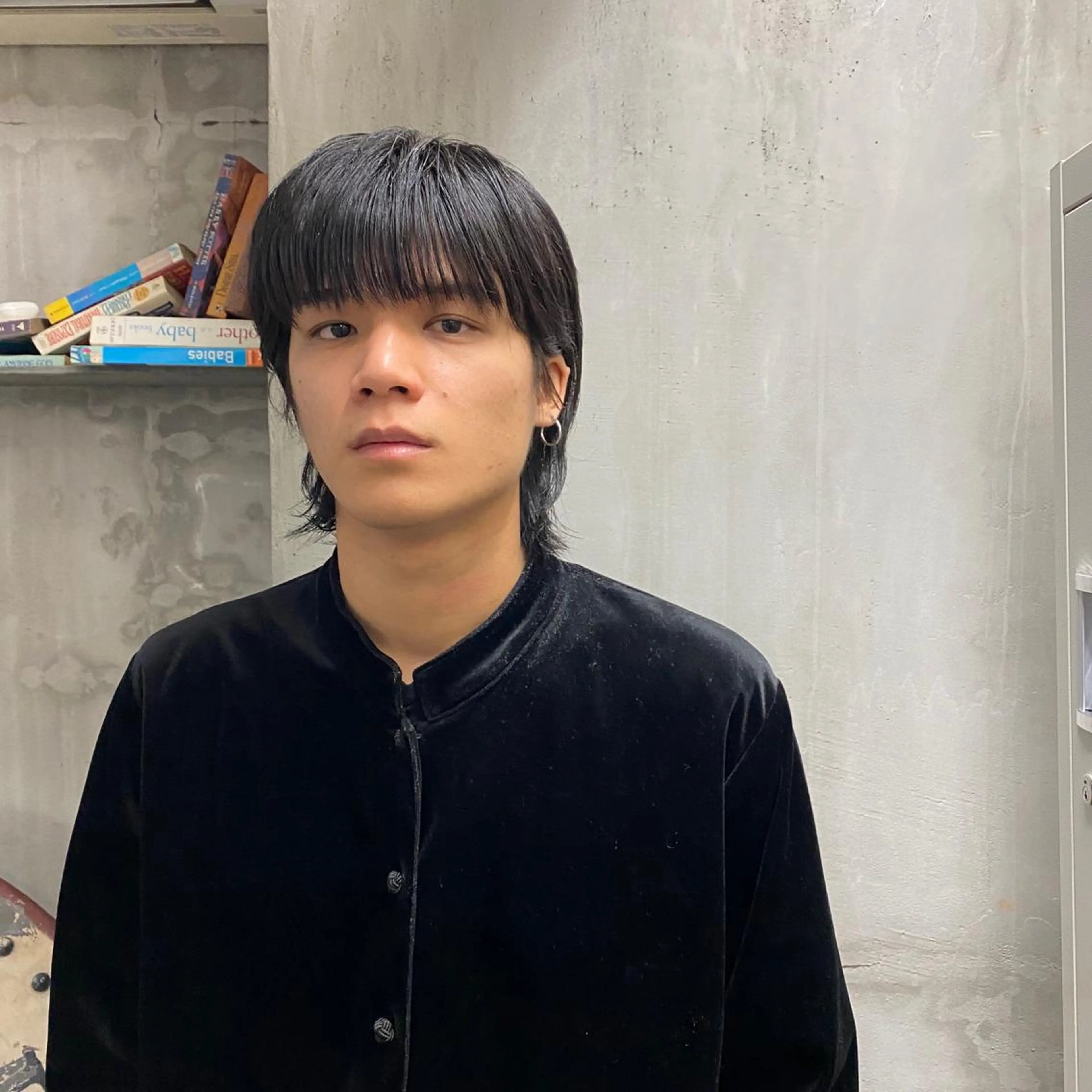 前髪カットの写真