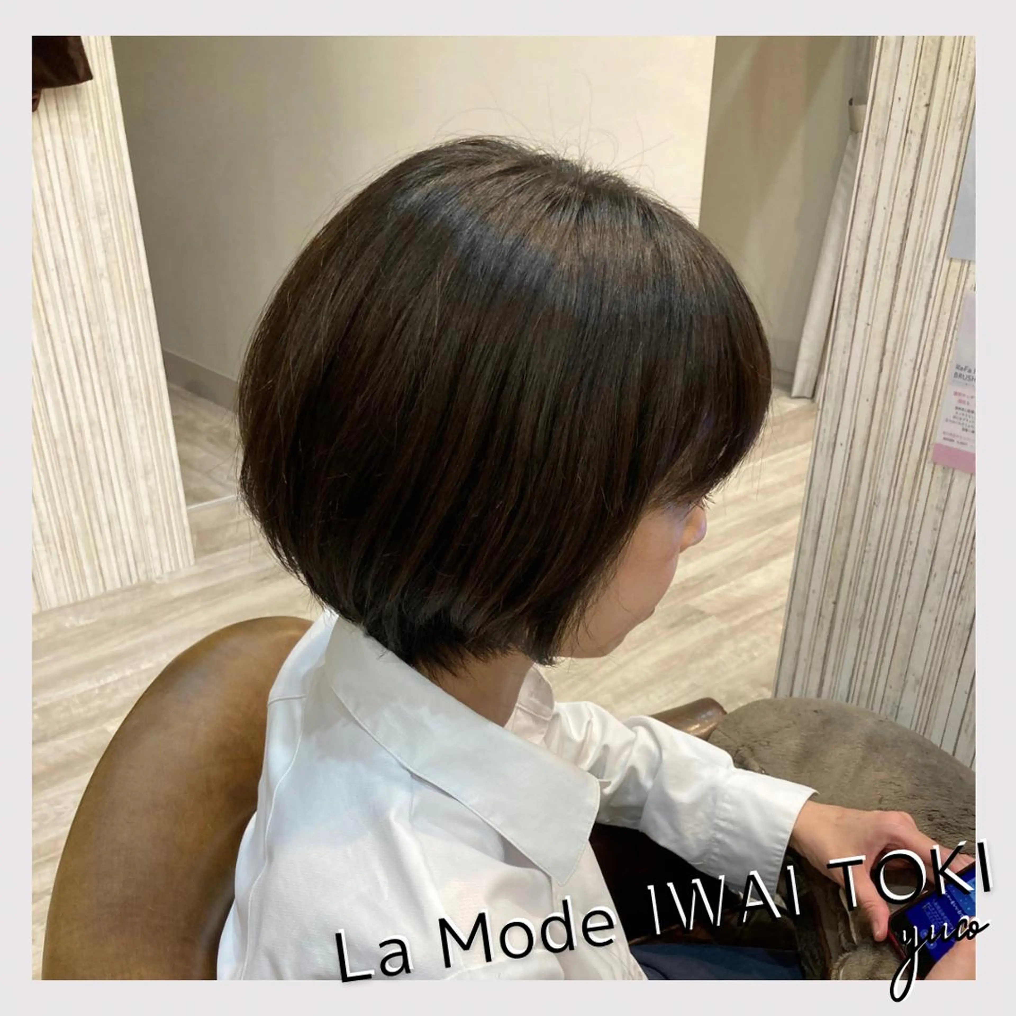 ショート カラー La Mode IWAI TOKI所属・加藤 優子のヘアスタイル