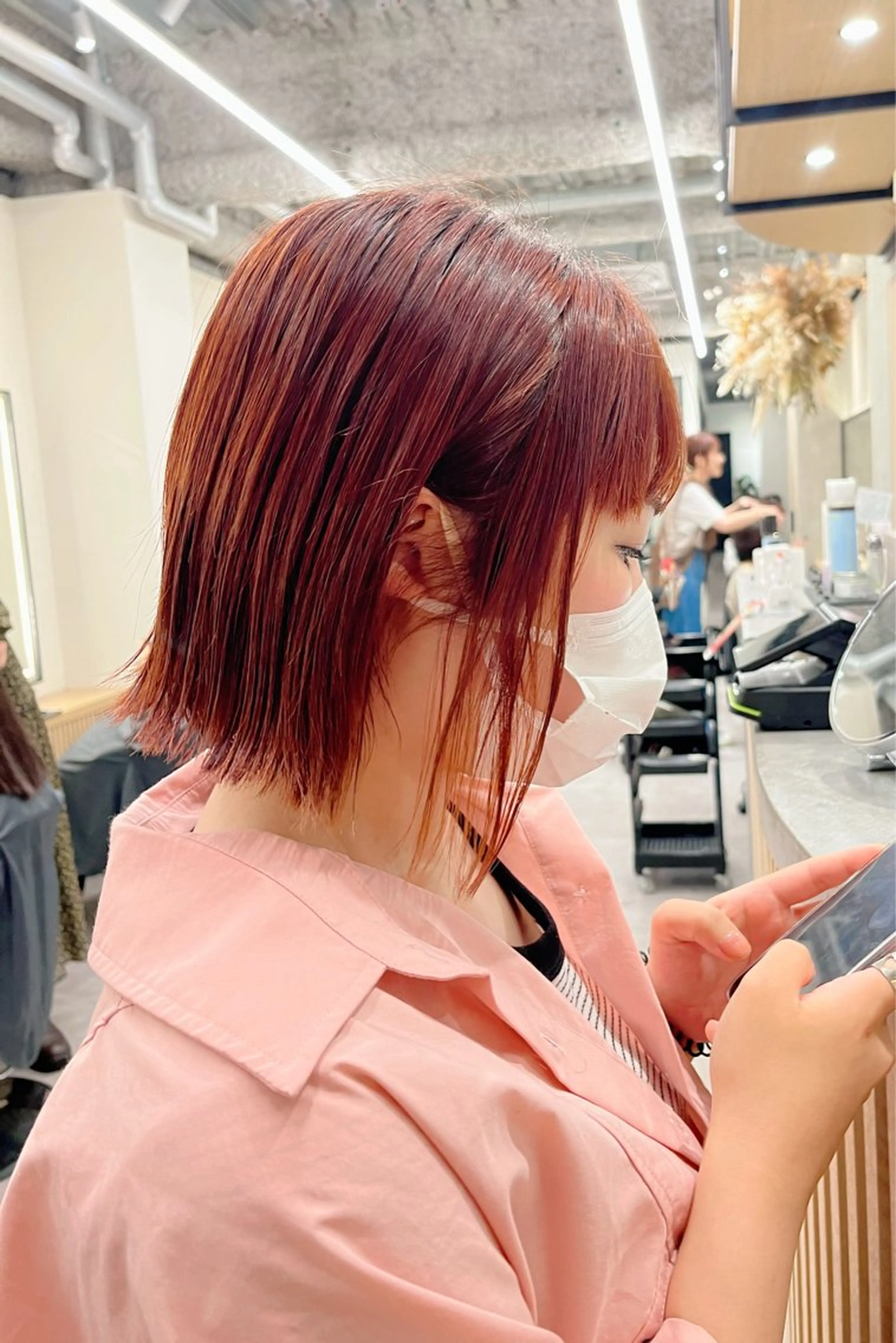 ミディアム カラー 浦和Lond 山本賢人のヘアスタイル