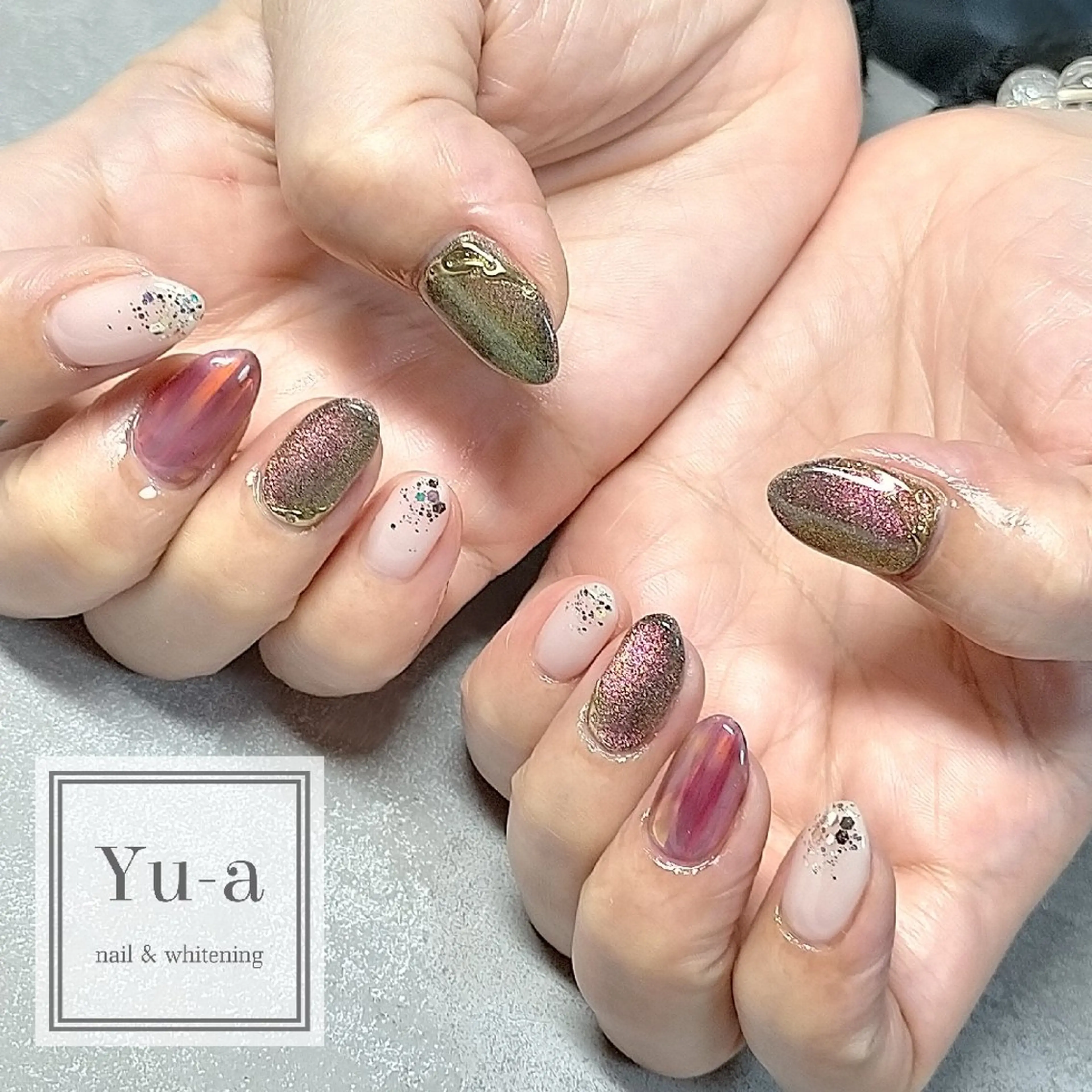 ネイル ハンドネイル yu-a☆  ネイル ＆ホワイトニングのネイルデザイン