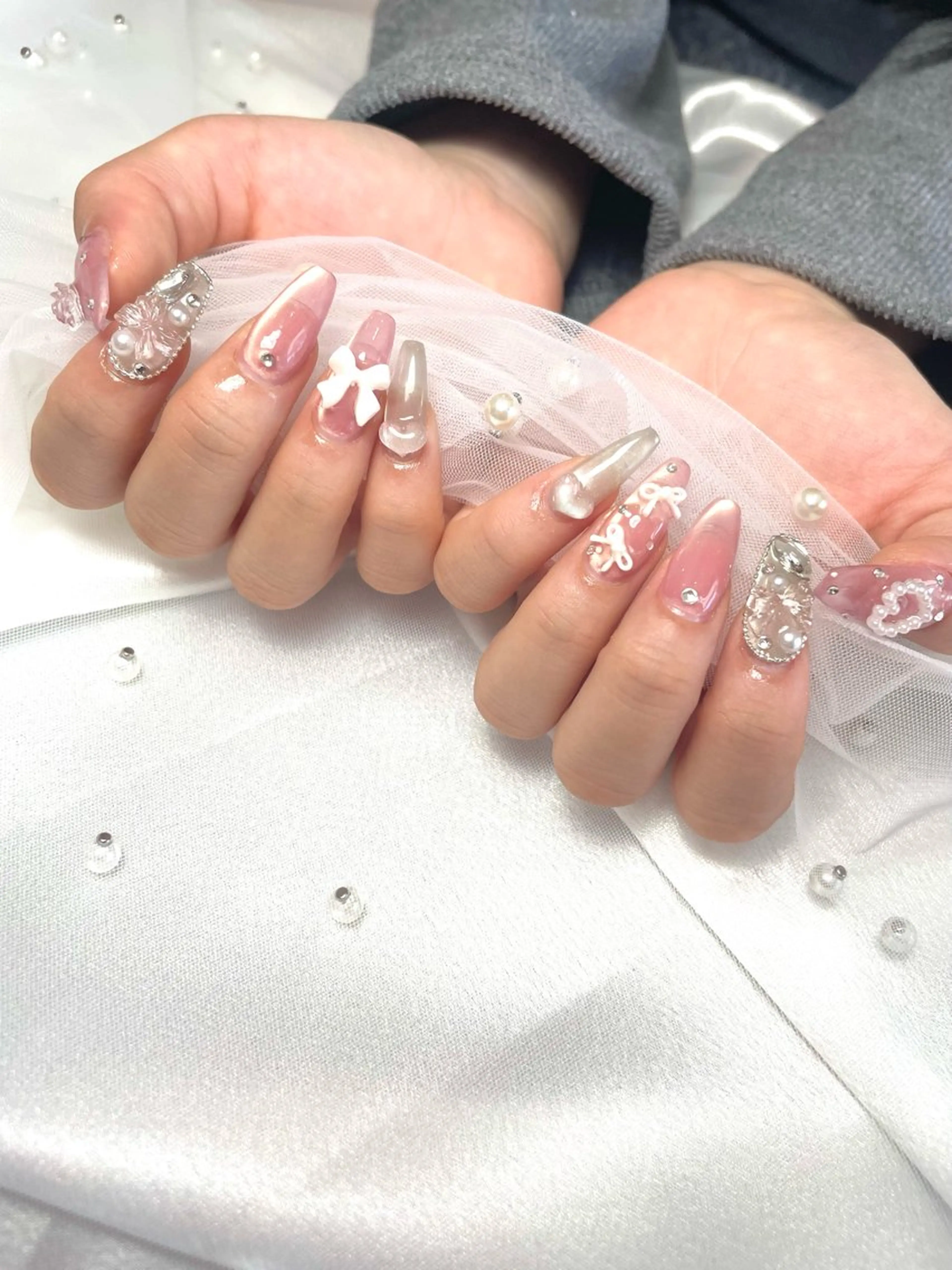 ネイル ハンドネイル Betty❤︎ ネイル＆よもぎ蒸しのネイルデザイン