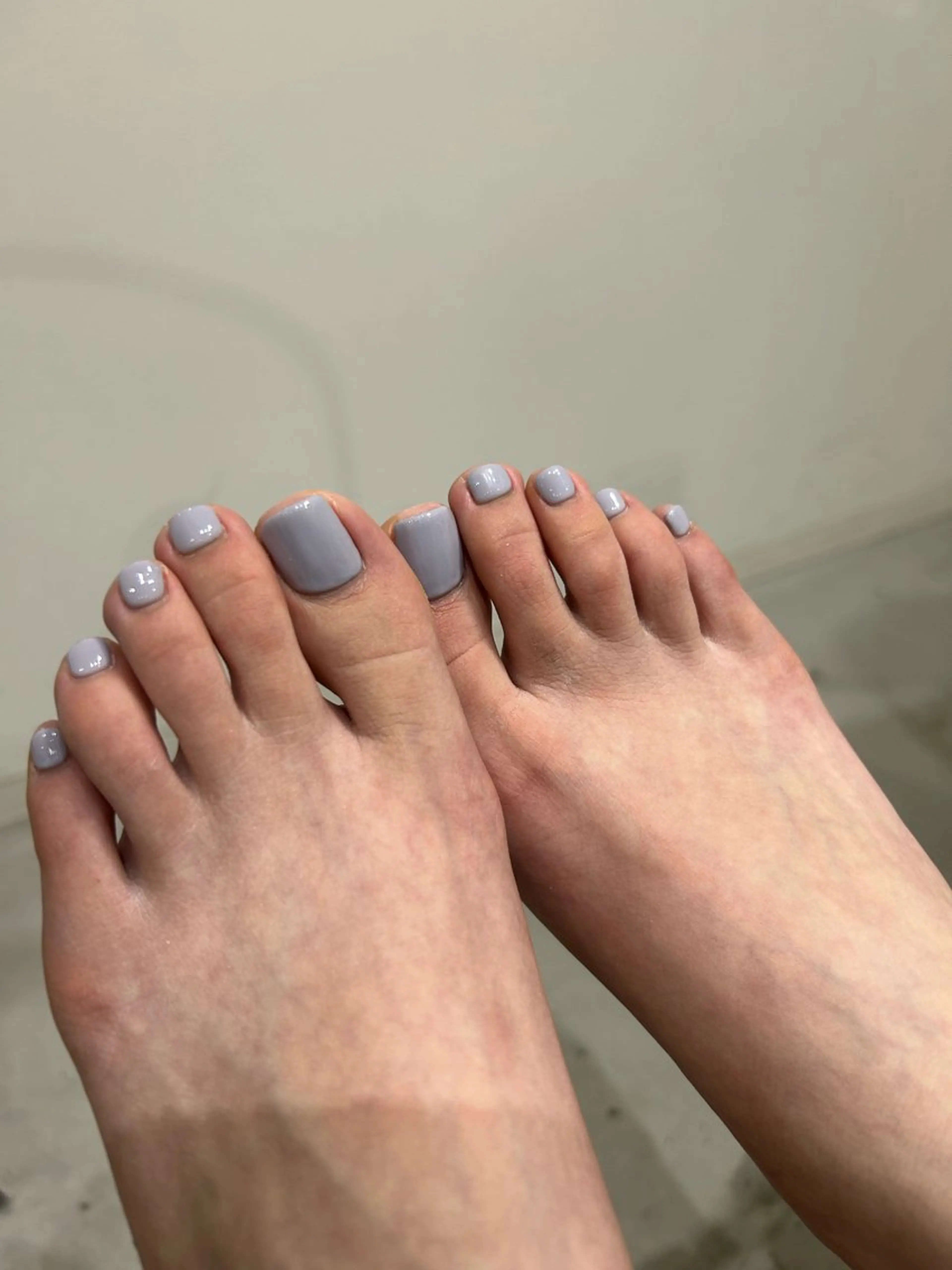 ネイル フットネイル ジェルネイル ワンカラーネイル Hi,nail kotoのネイルデザイン