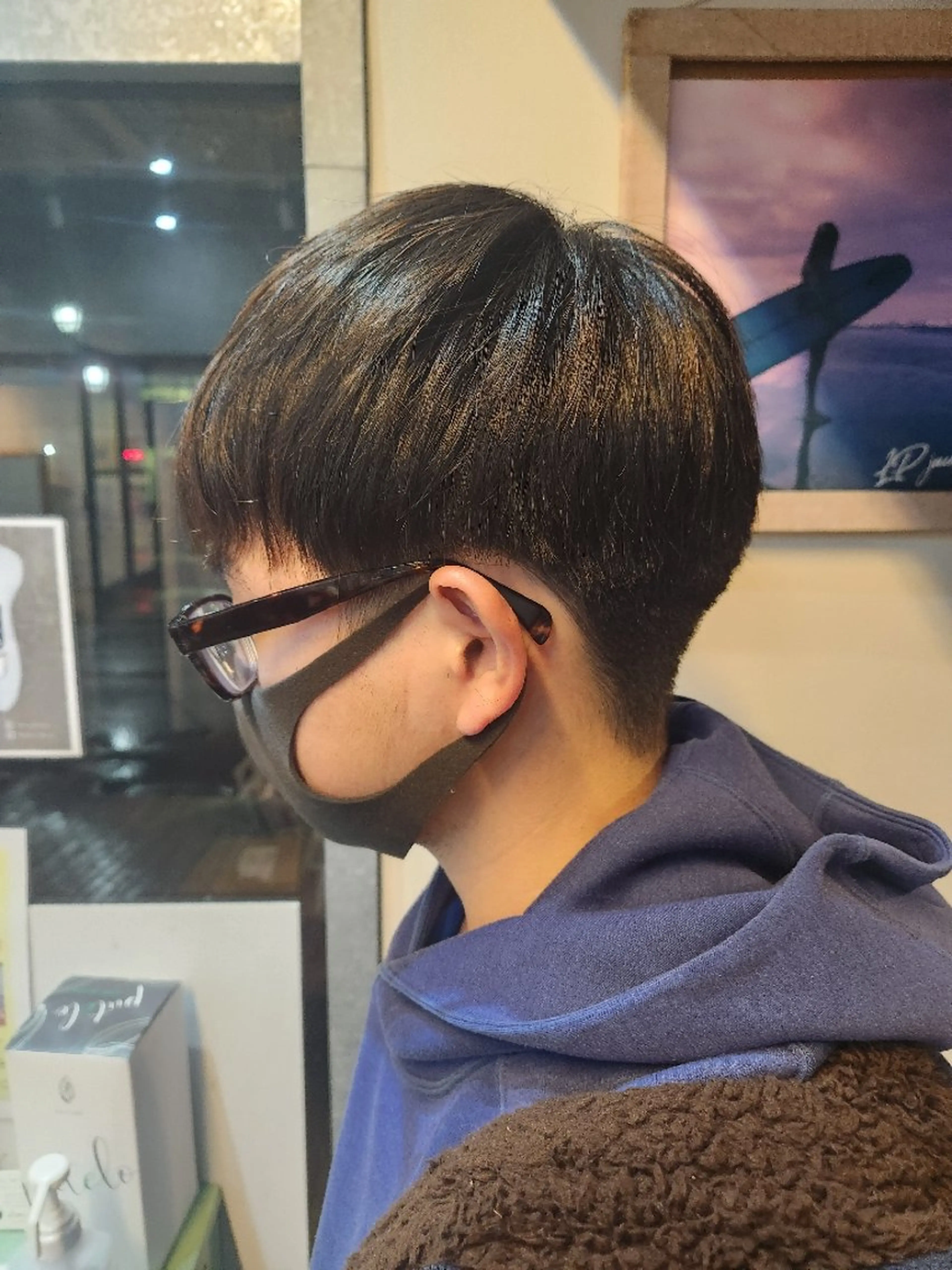 ショート メンズ 刈り上げ ユウナ/眉ワックス /メンズカットモデルのヘアスタイル