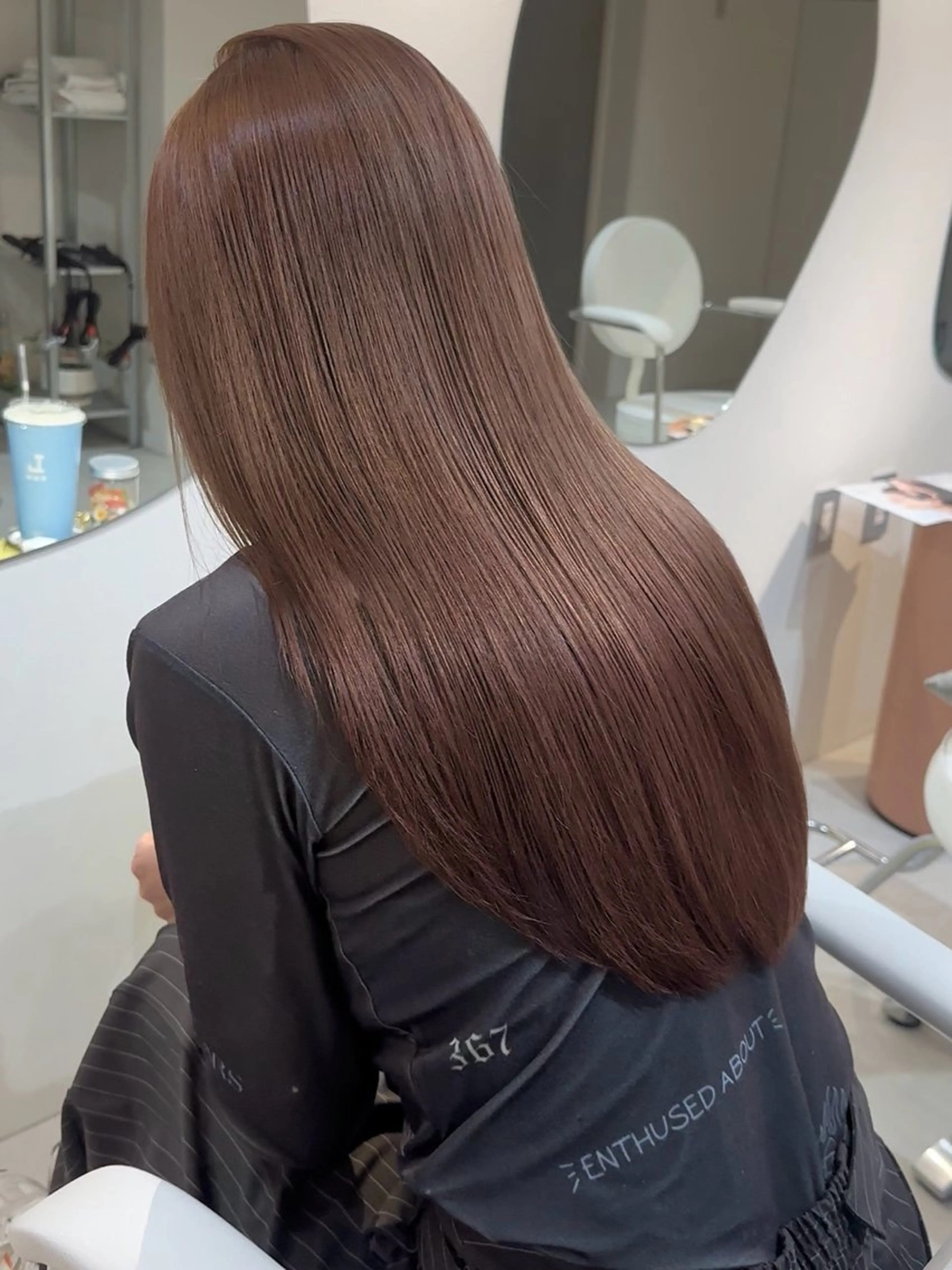 ロング カラー ヘアカラー トリートメント 本町/新町/心斎橋 透明感カラーSANCのヘアスタイル