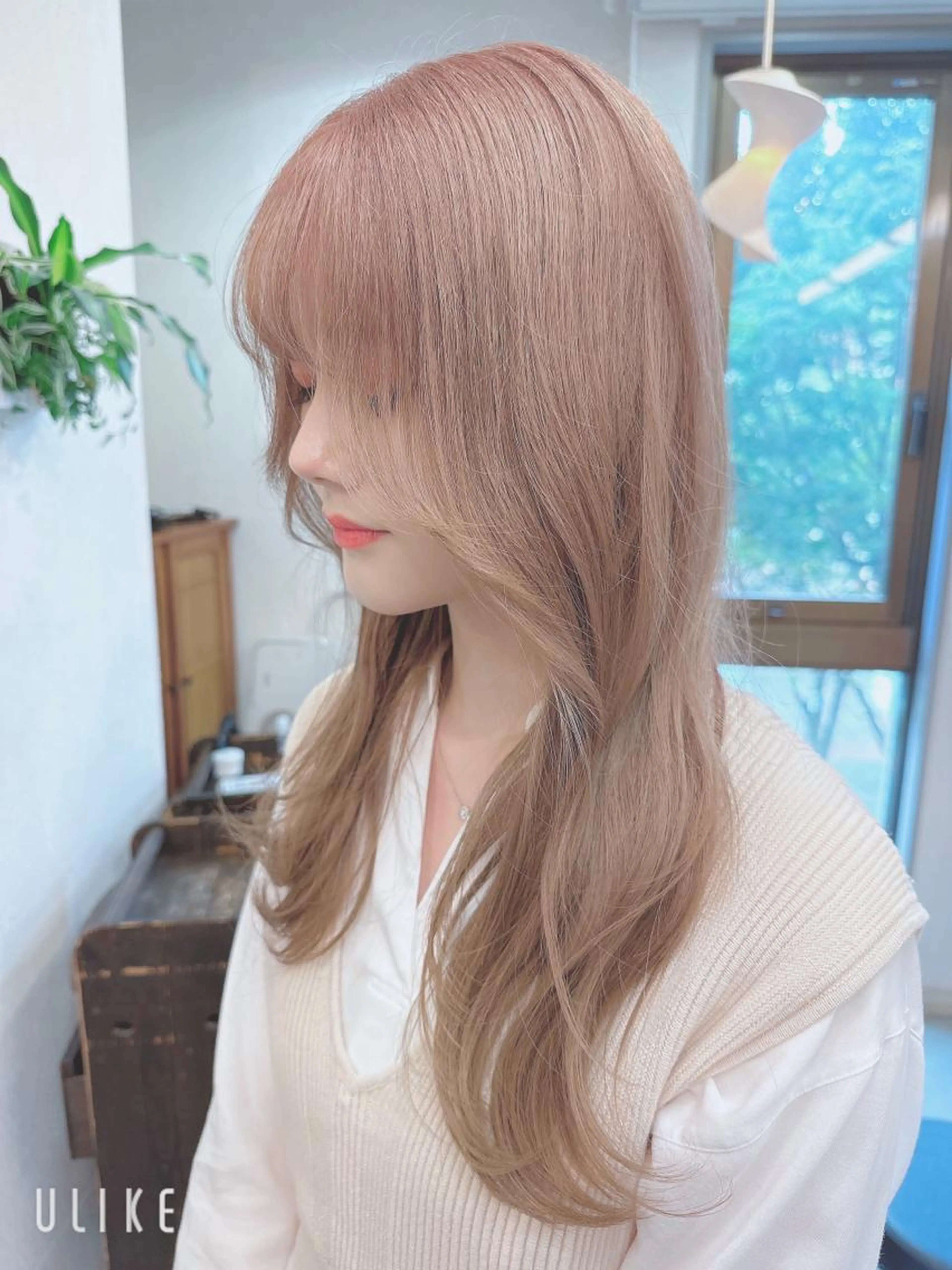 ✨ケアブリーチ＋透明感ダブルカラー🎨＋4STEPトリートメント🫧の写真