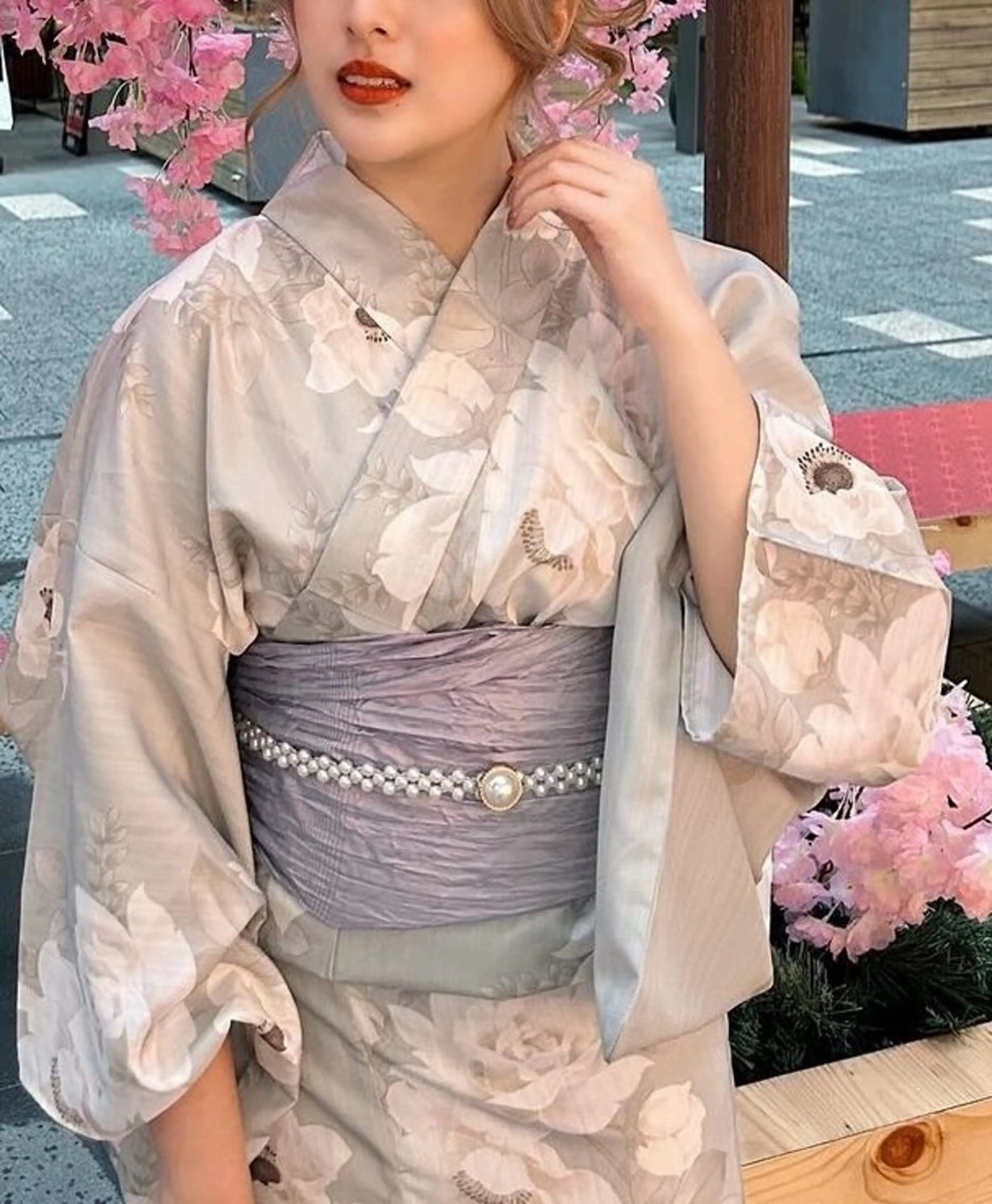 ヘアセット＋浴衣着付け👘✨夏祭り🌻花火大会🎆に是非✨☺️名駅/名古屋駅/ヘアアレンジの写真