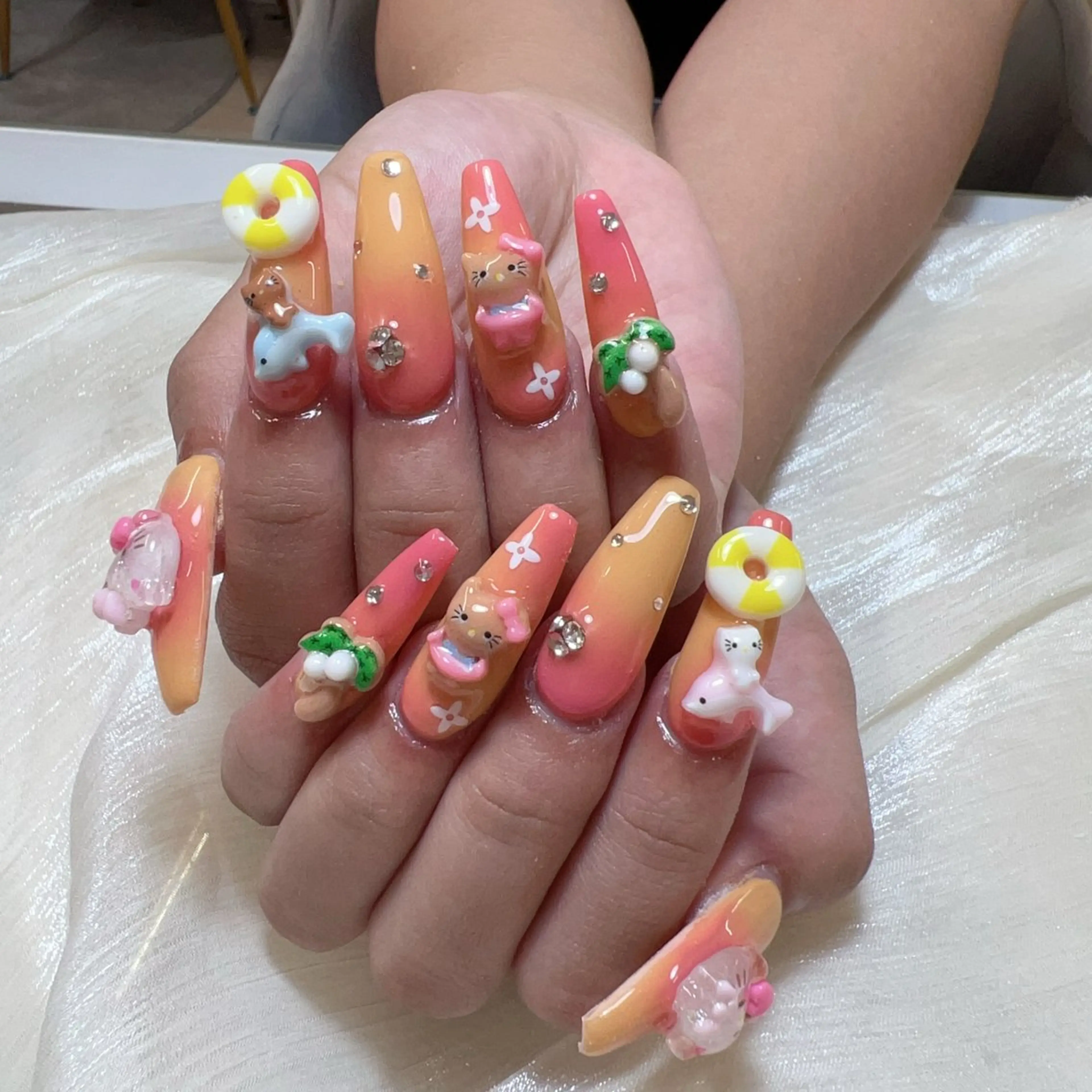 ネイル ハンドネイル 🎀 Lemode ワンホンネイル🎀のネイルデザイン