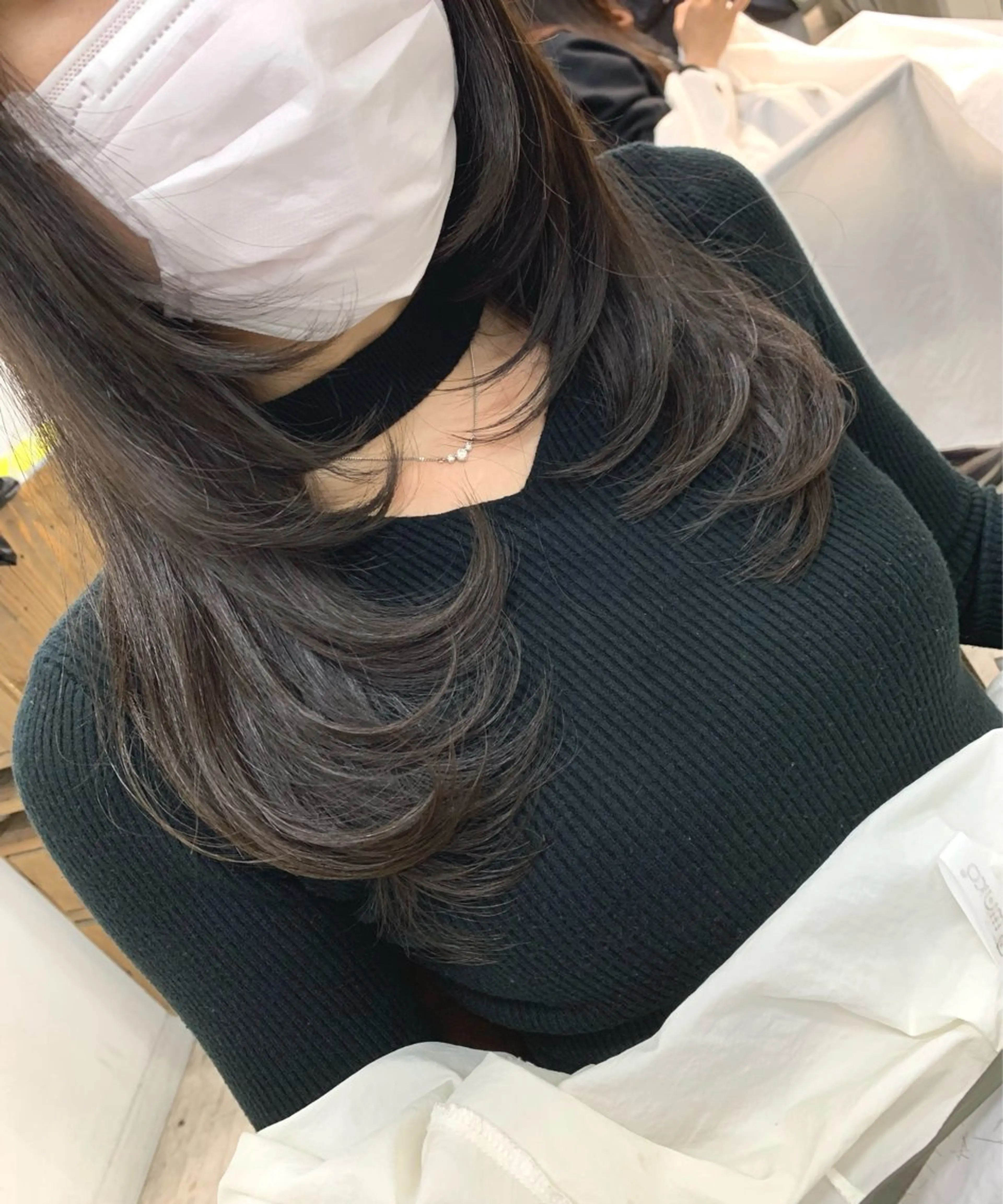 セミロング 韓国風ヘア レイヤーカット カット grow所属・和田 拓也のヘアスタイル