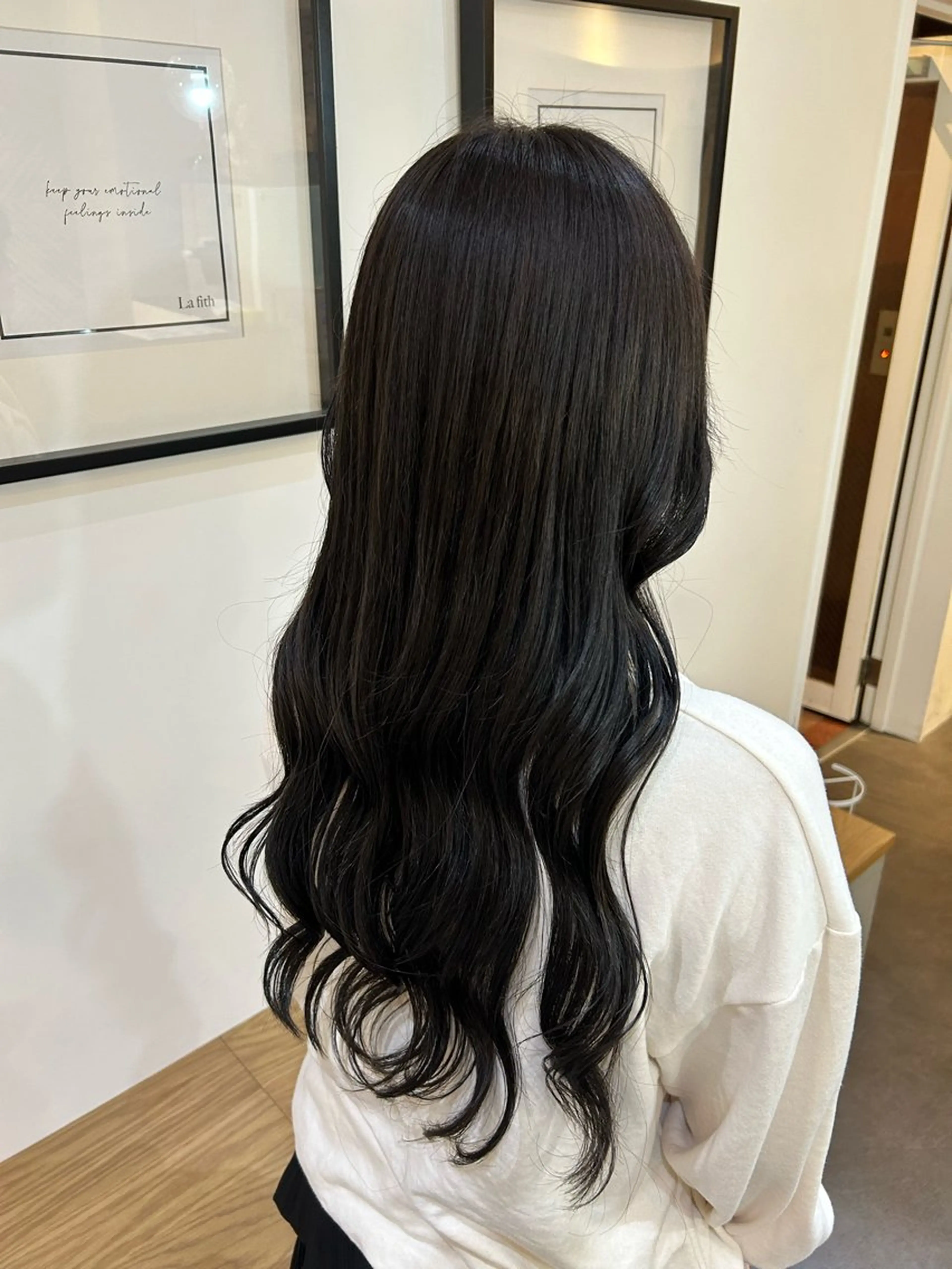 ロング カラー カット ヘアカラー La fith hair luxe 門前仲町店所属・透明感/暖色カラー 💖【Misaki】のヘアスタイル