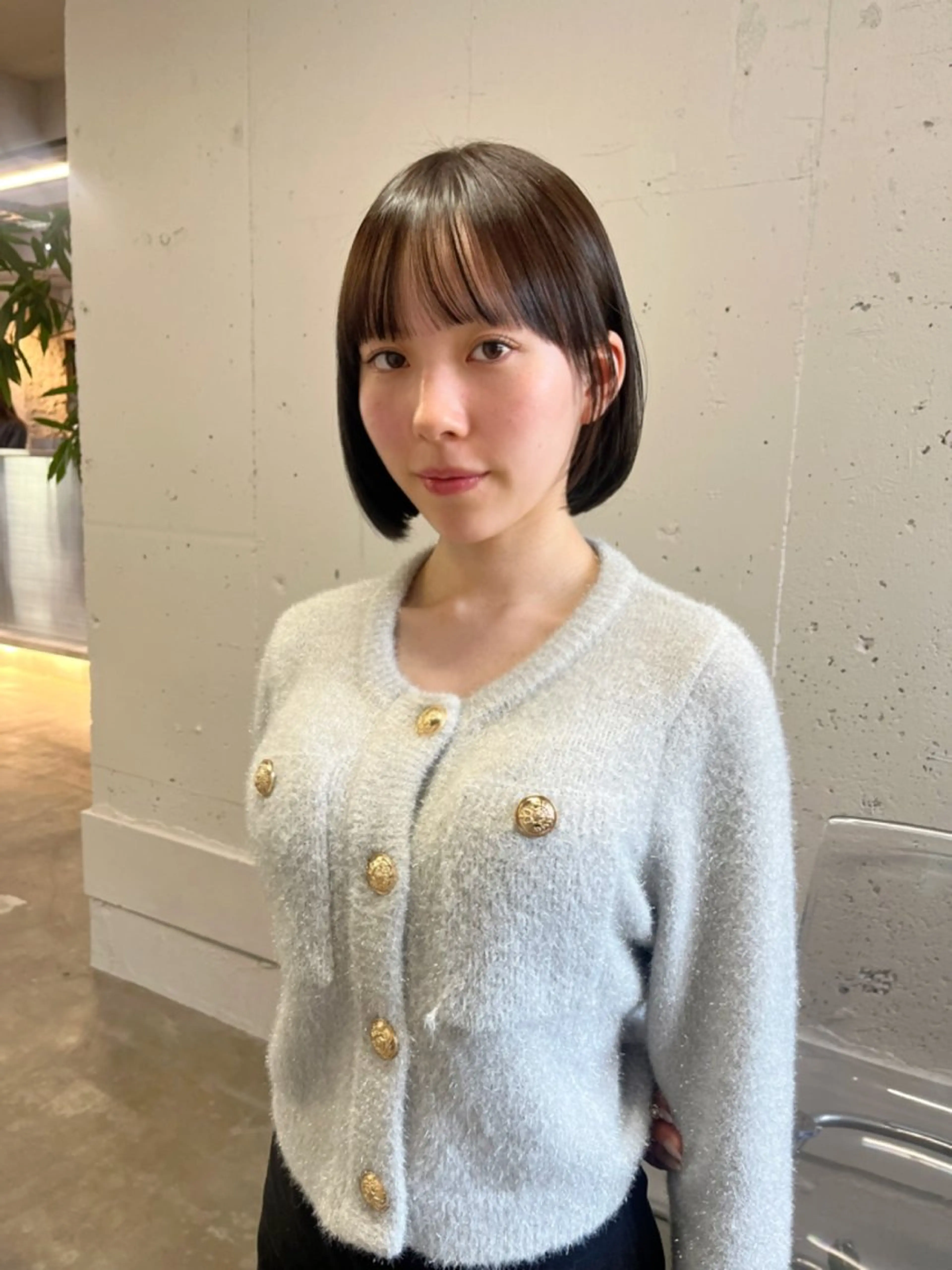 ショート 似合わせボブ🤍 女性らしさのあるヘアのヘアスタイル