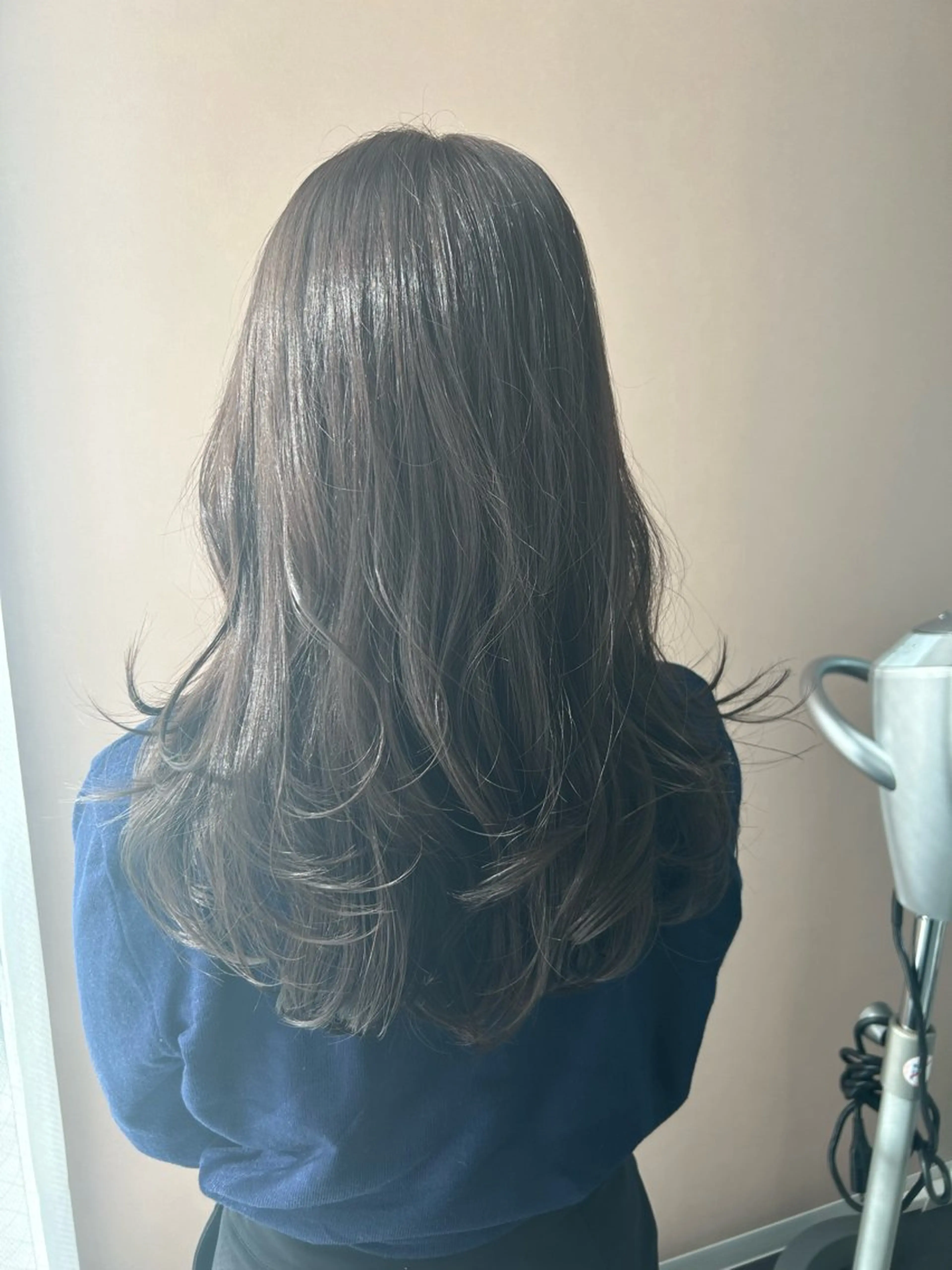 ロング カラー ベージュカラー ショコラベージュ 透明感カラー カット ヘアカラー トリートメント hub hair レイヤー/透明感のヘアスタイル