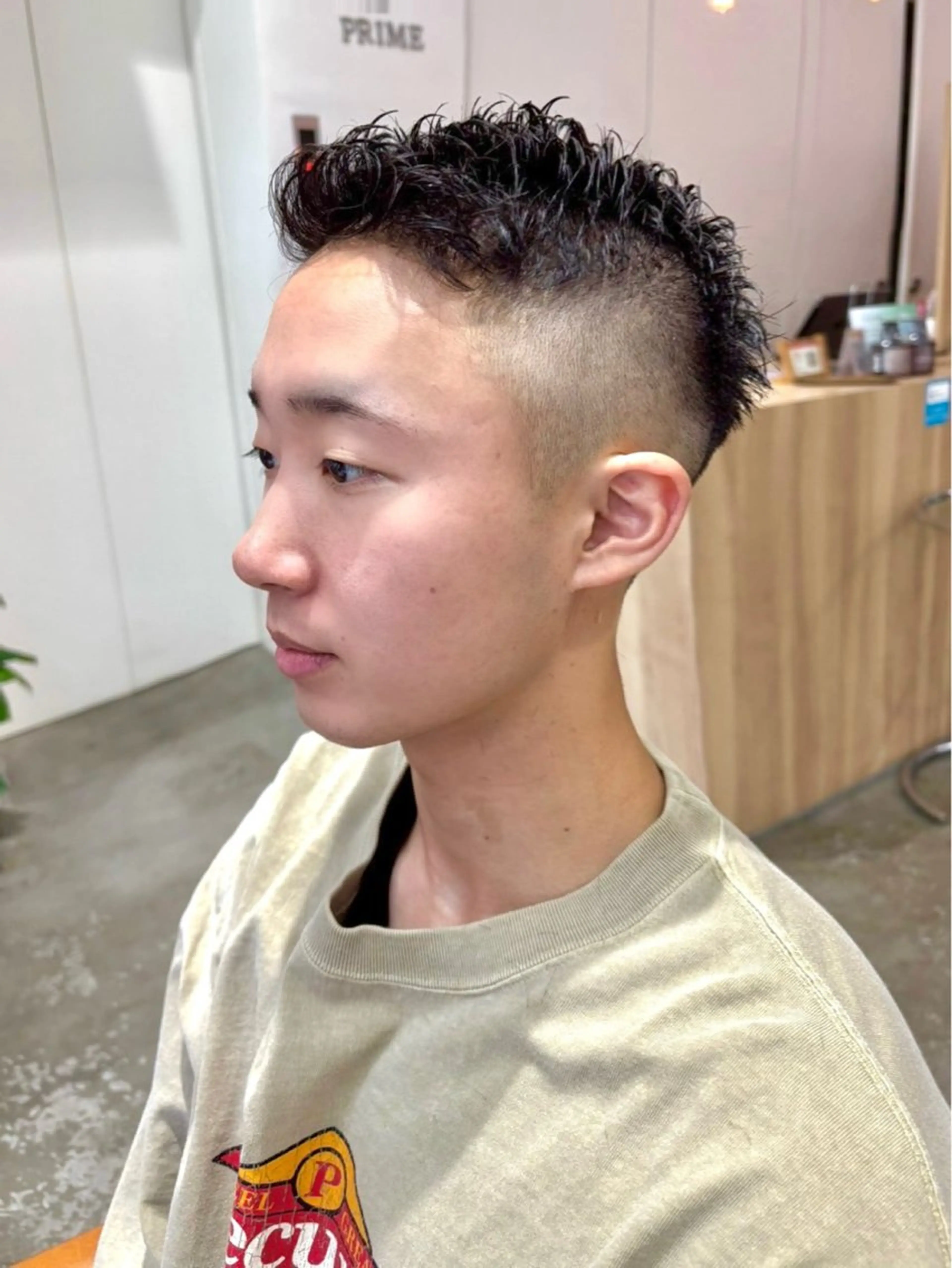 メンズ メンズベリーショート 恵比寿美容師✂️ みっきー✂️のヘアスタイル