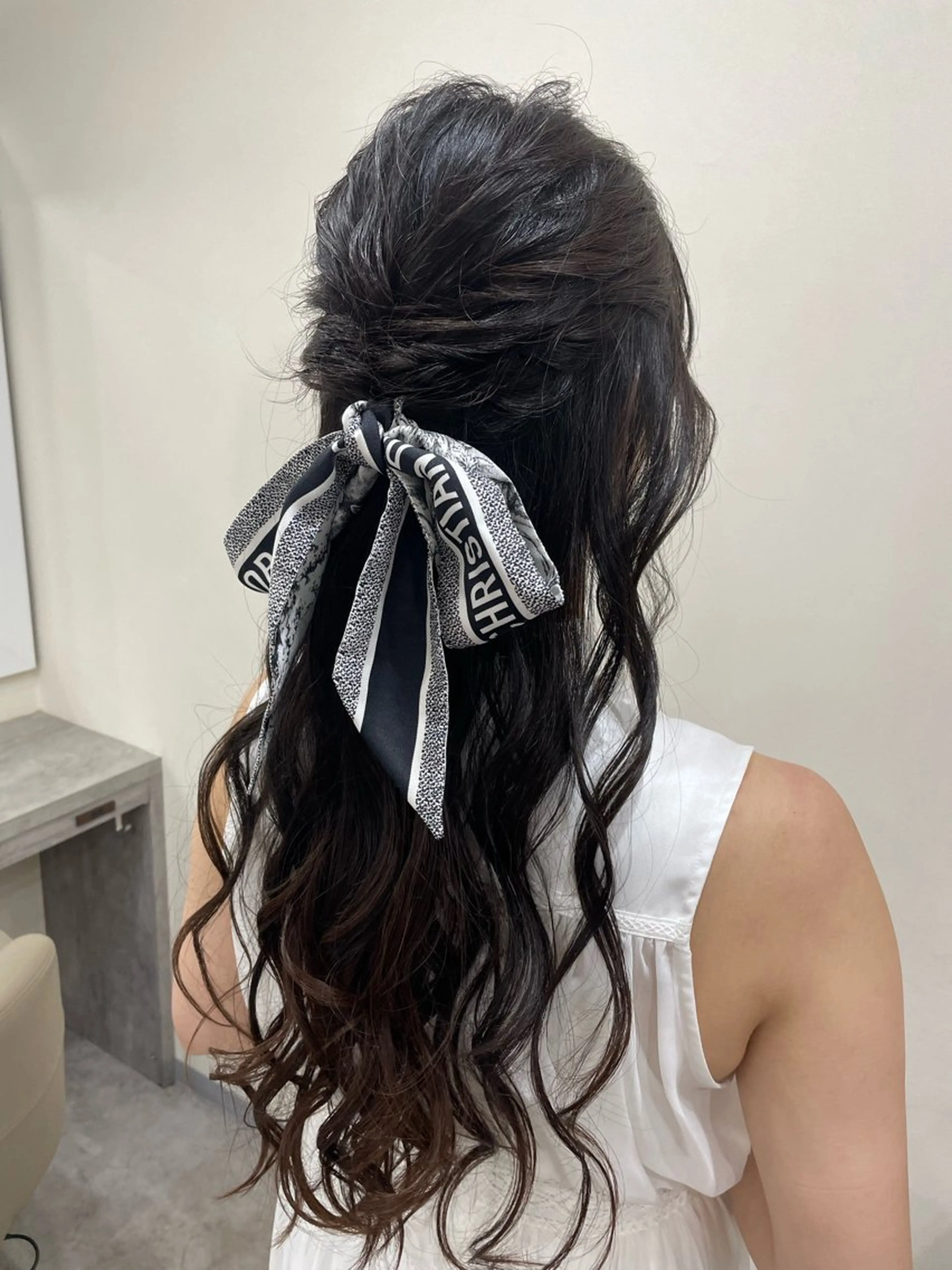 ロング ヘアセット 韓国風パーマ/ヘア セット/店長みづきのヘアスタイル