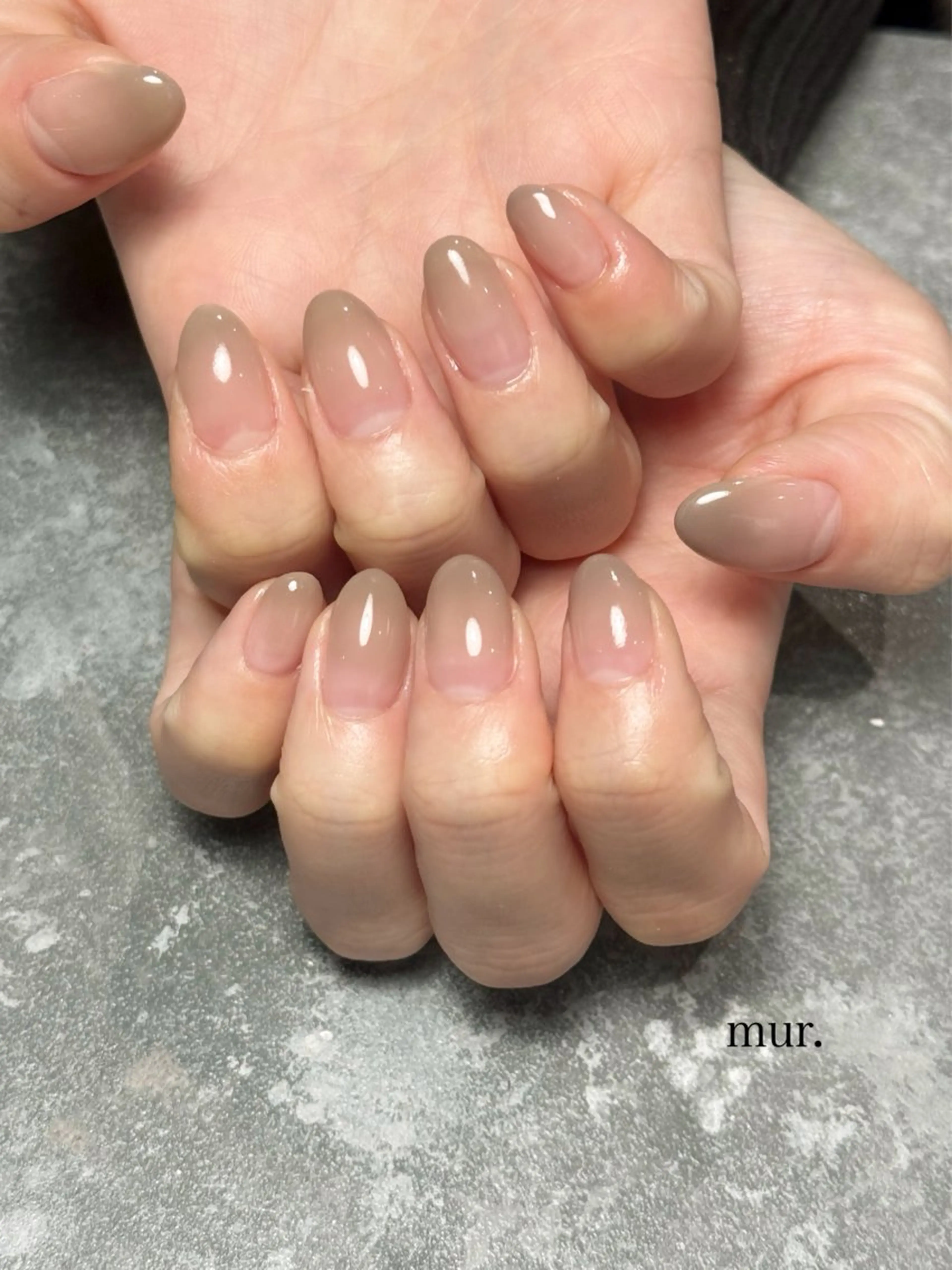 ネイル グラデーション ハンドネイル nail salon　mur.所属・mur. harukaのネイルデザイン