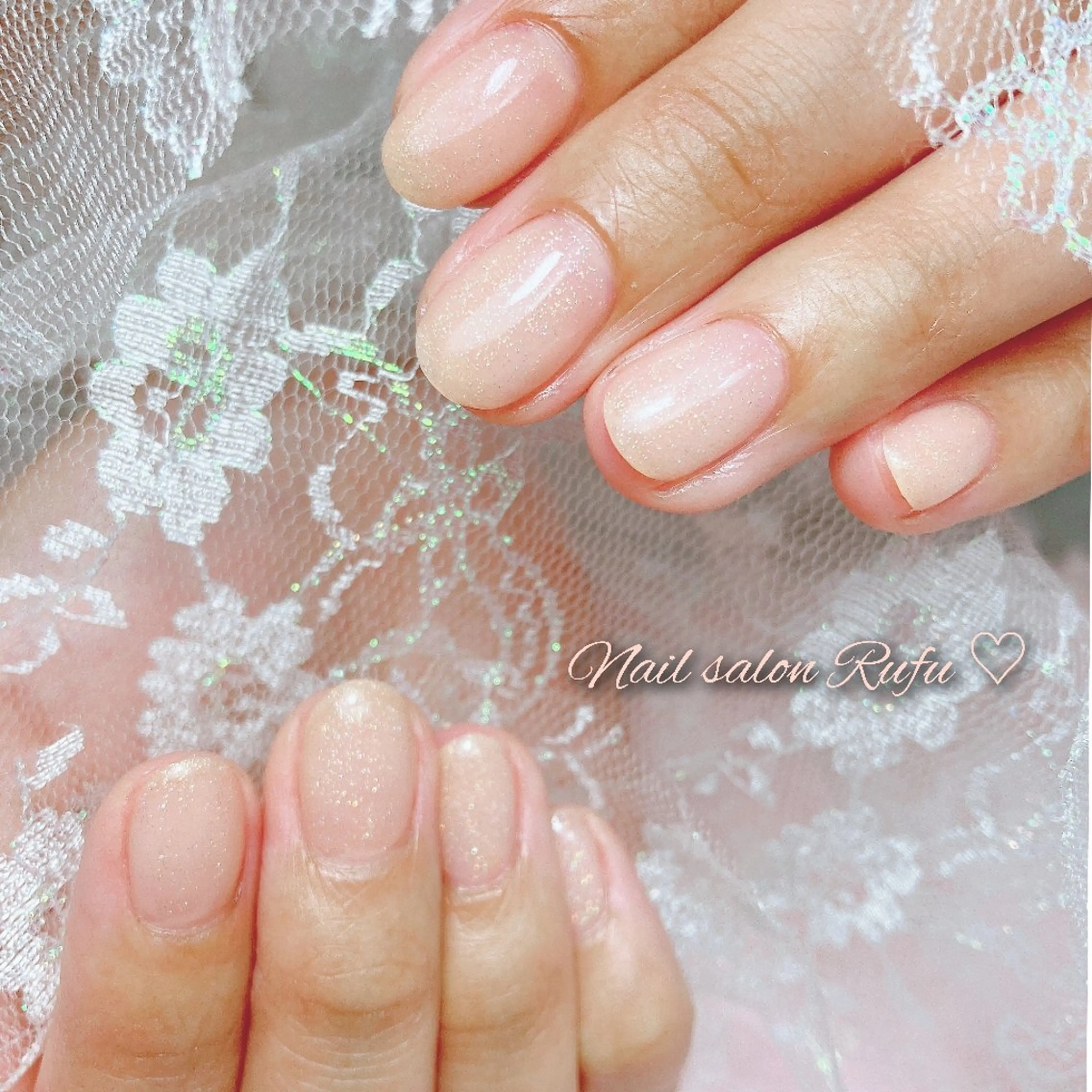 ネイル ジェルネイル ラメ(グリッター) Nail salon　Rufu所属・Nail Salon  Rufu【ルフ】のネイルデザイン