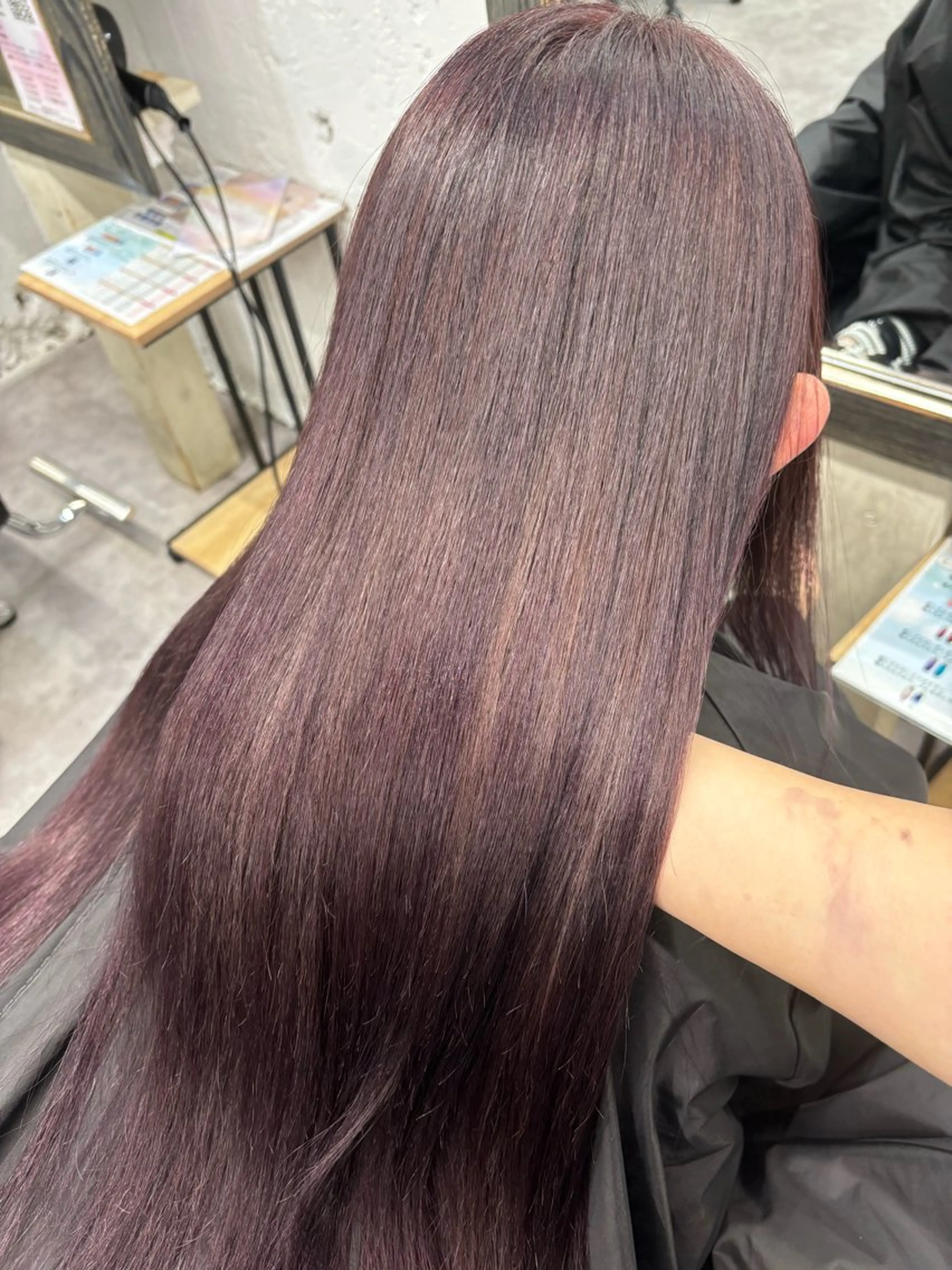 ロング カラー ハイトーン/ダブル カラー/akihoのヘアスタイル