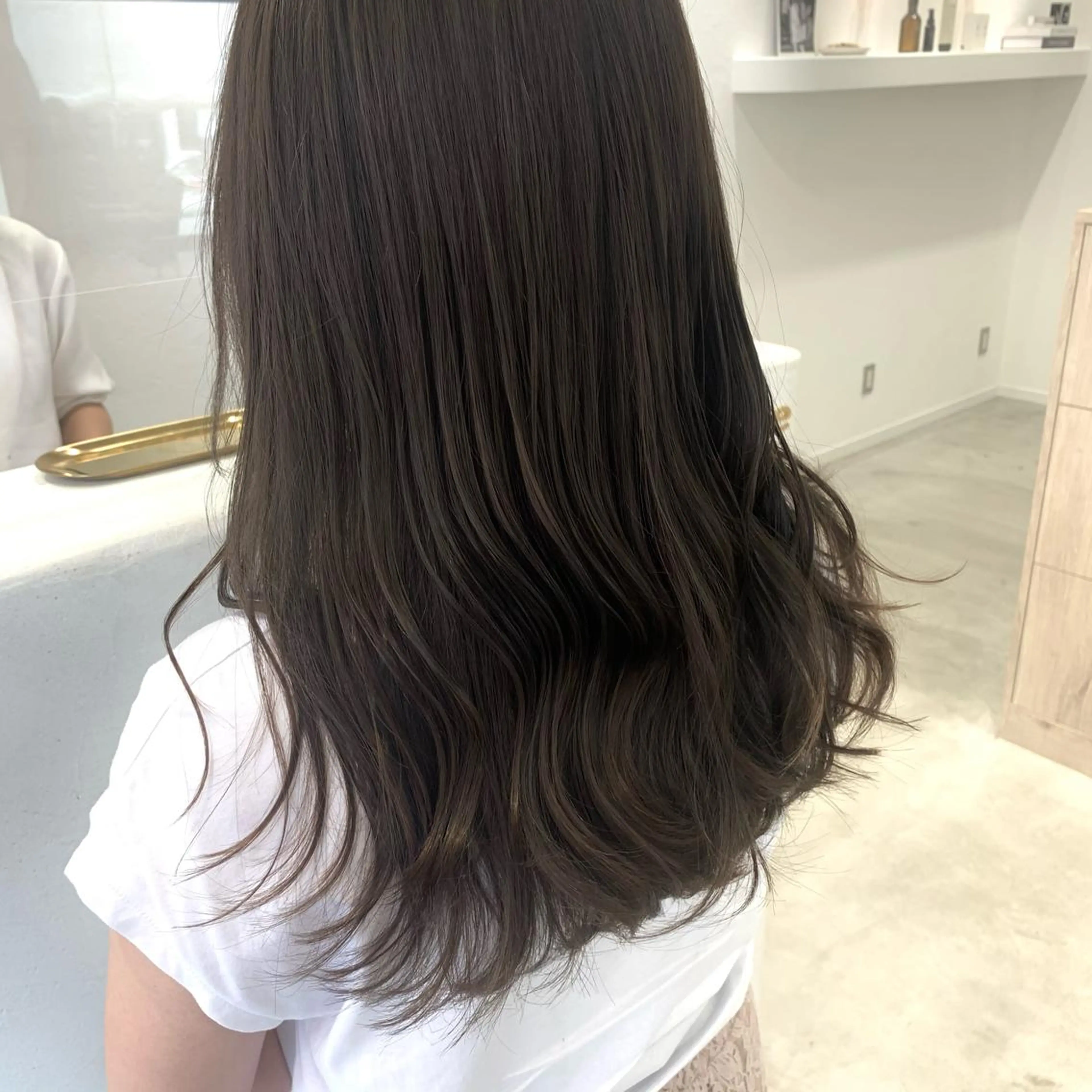 ロング カラー ヘアカラー トリートメント ボブ/美髪矯正 /佐藤　奈巳のヘアスタイル