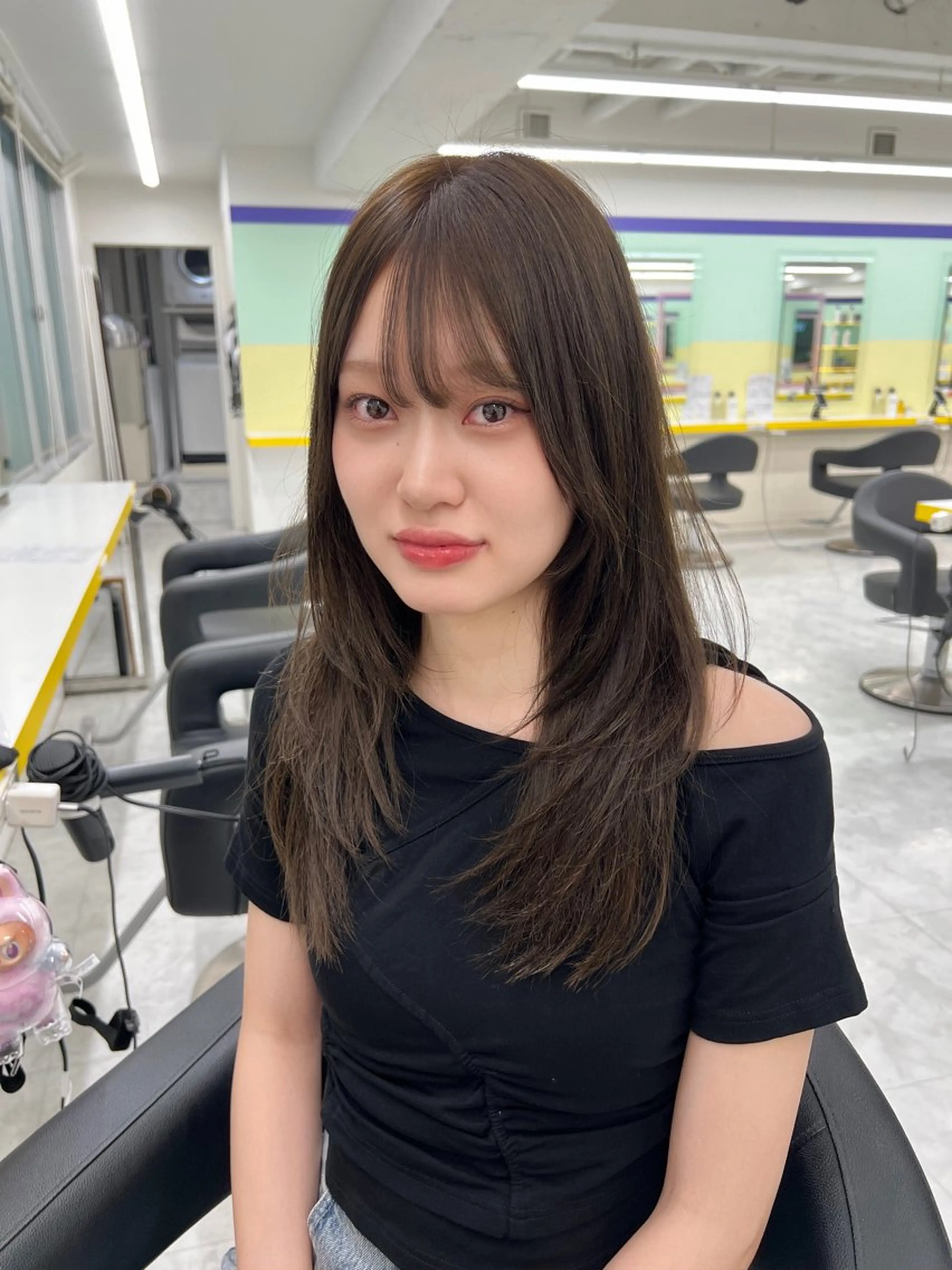 ロング カラー カット ヘアカラー トリートメント レイヤー/韓国❣️ 髪質改善/亘紘輝のヘアスタイル