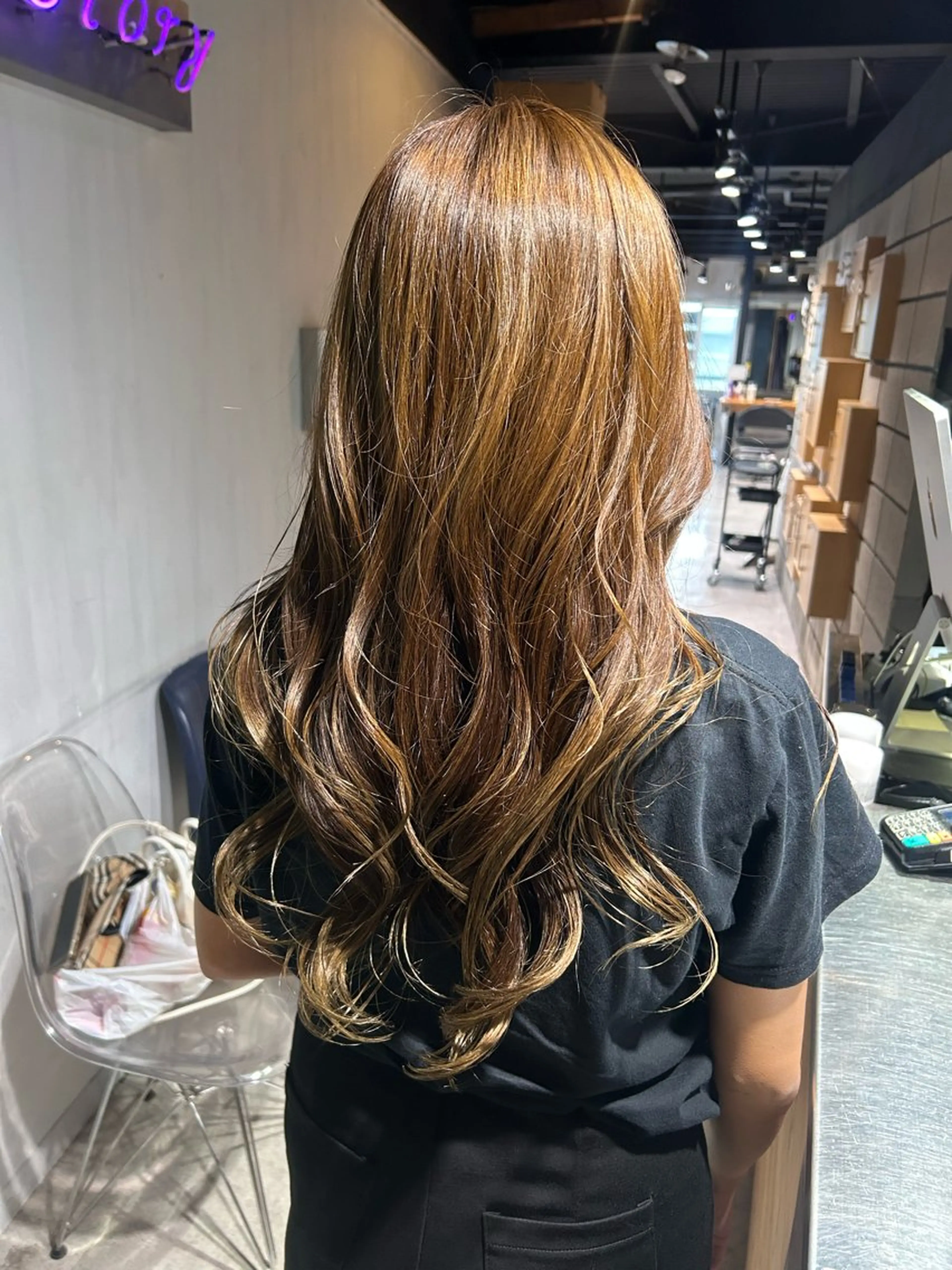 ロング カット ヘアカラー トリートメント ヘッドスパ 韓国Style♡ Nanami🇰🇷のヘアスタイル