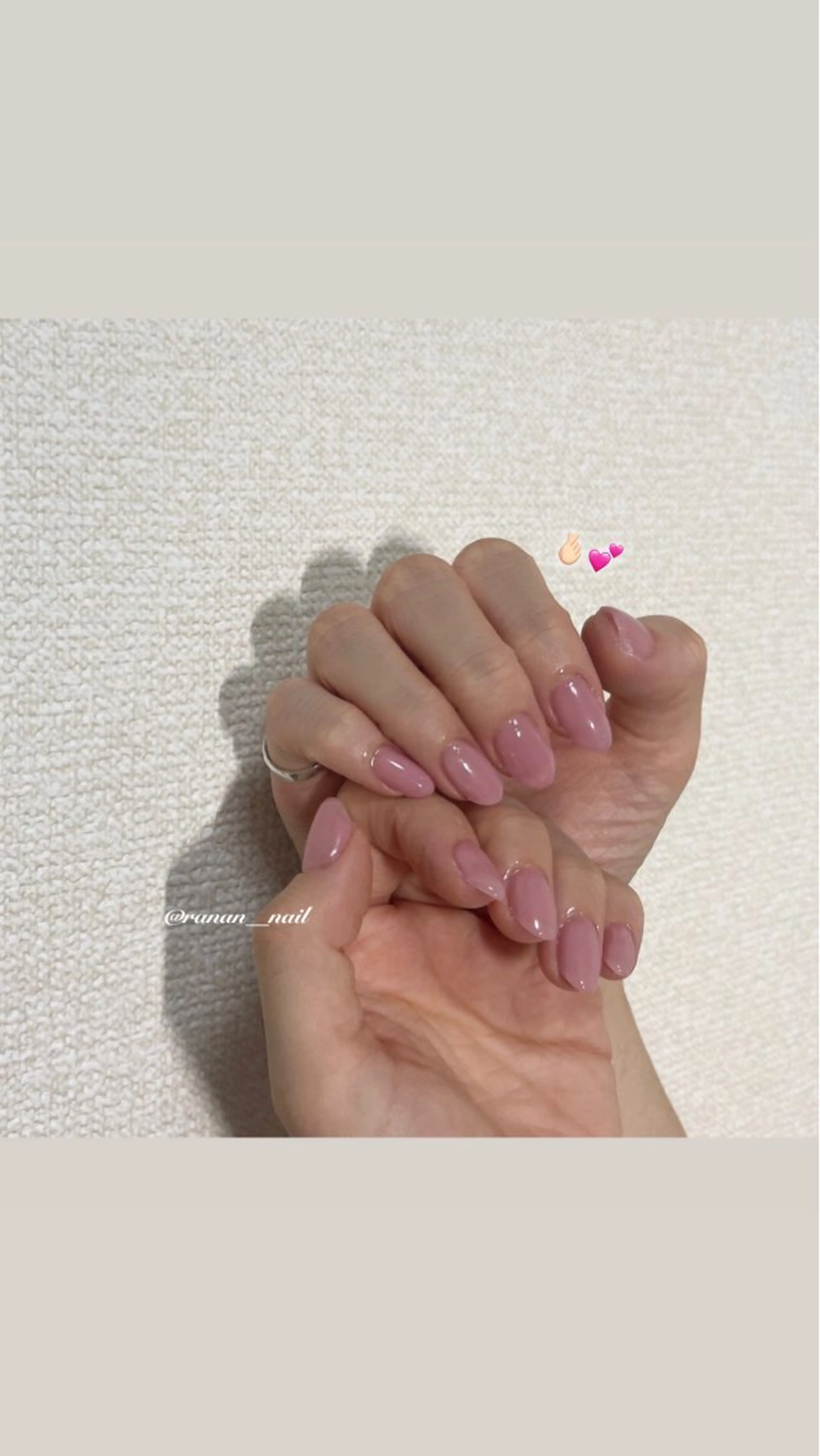 ネイル ハンドネイル 𝓇𝒶𝓃𝒶𝓃 𝓃𝒶𝒾𝓁のネイルデザイン