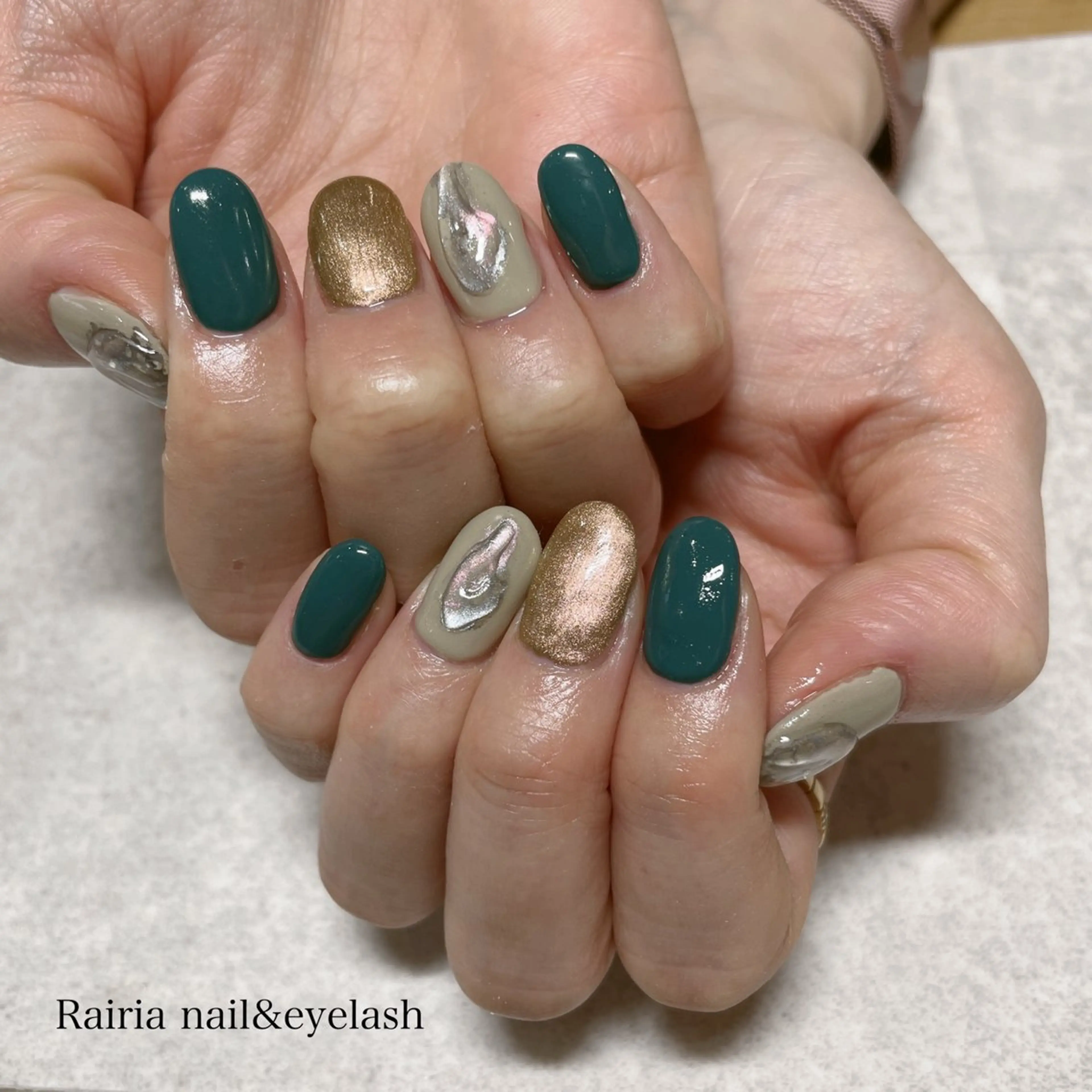 ネイル 持ち込み ハンドネイル Rairia nail&eyelash小岩店所属・Rairianail 小岩店のネイルデザイン