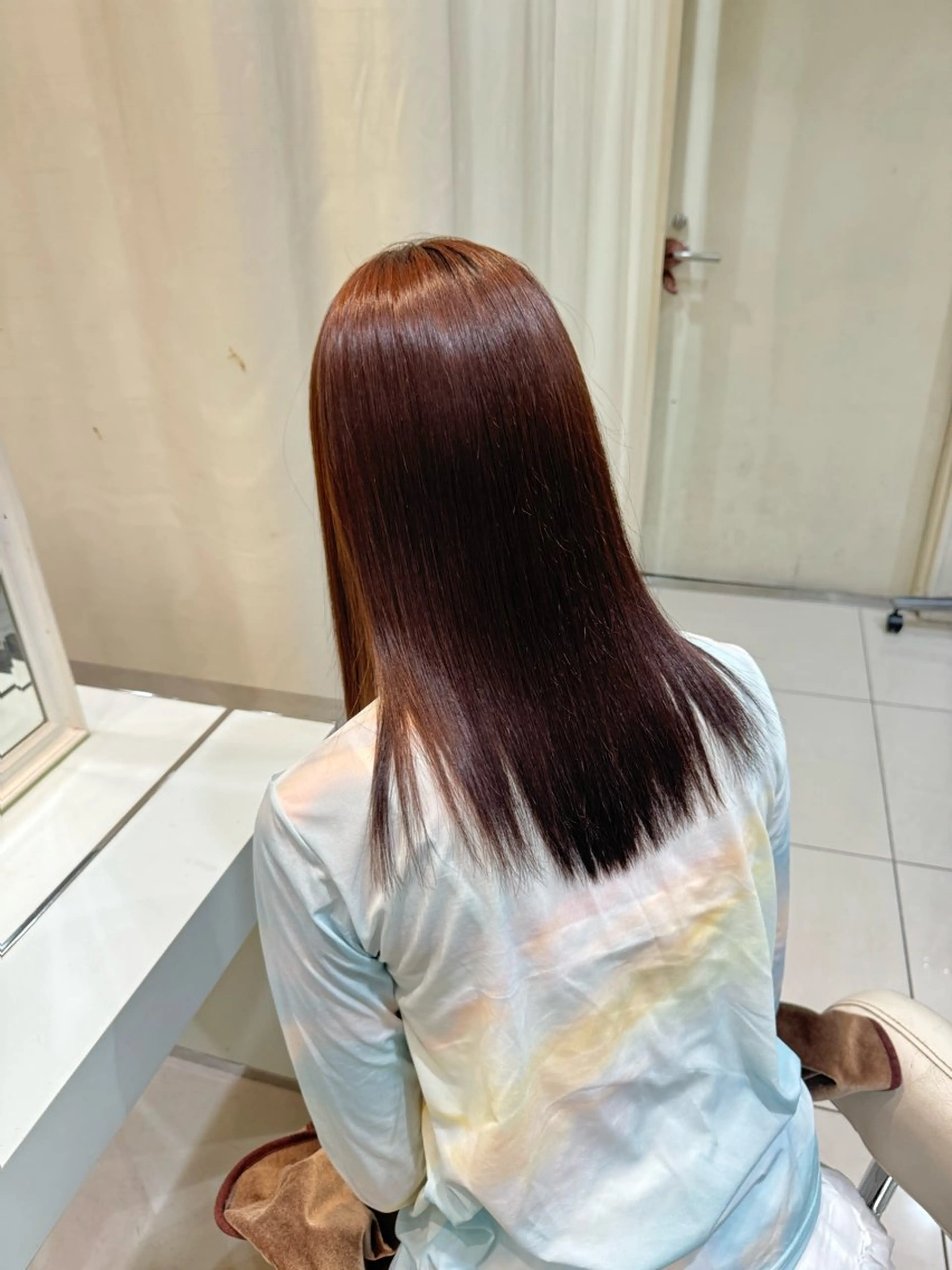 ロング カラー 【𝐀𝐬𝐡-池袋 】ひな 🎀💭のヘアスタイル