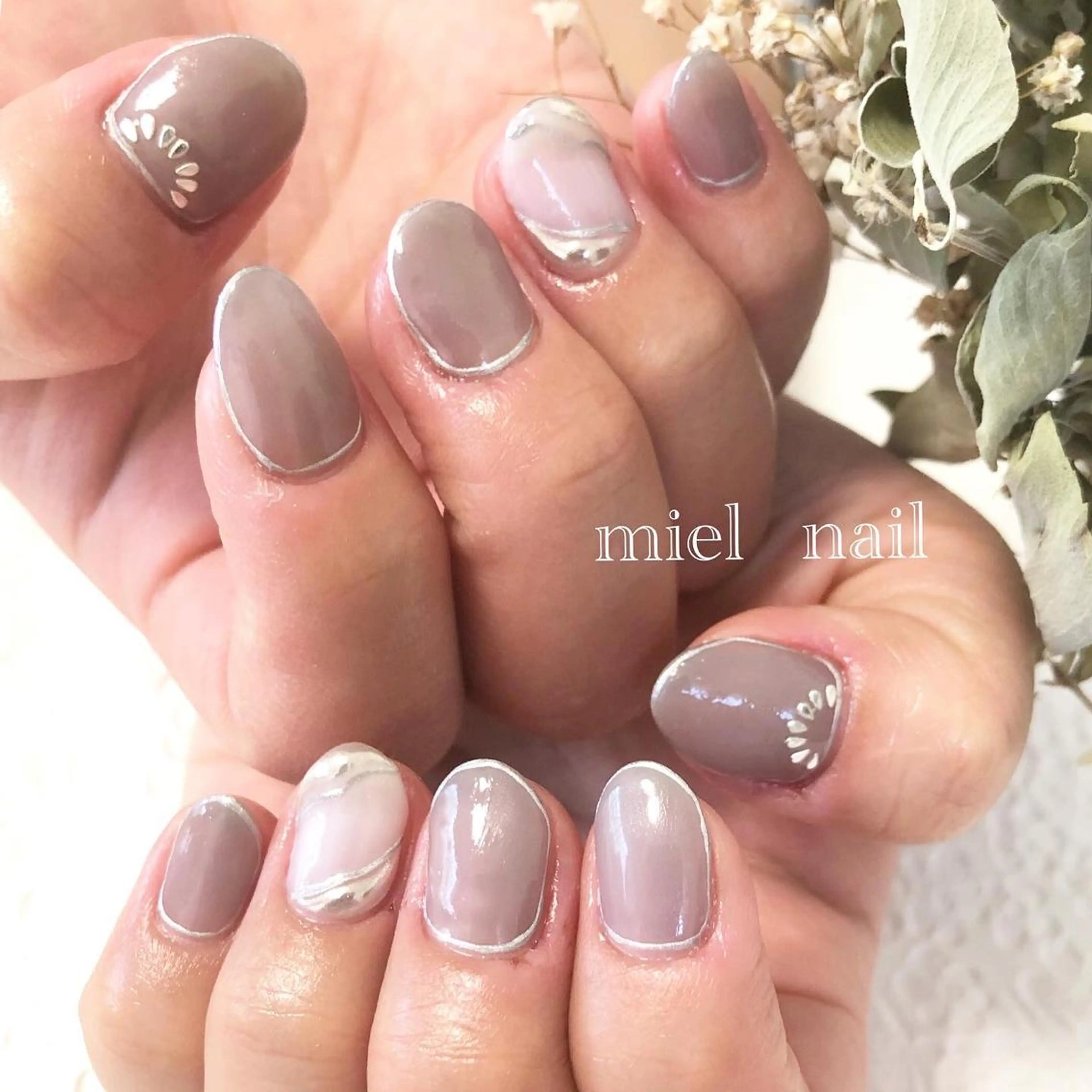 ネイル ハンドネイル miel nailのネイルデザイン