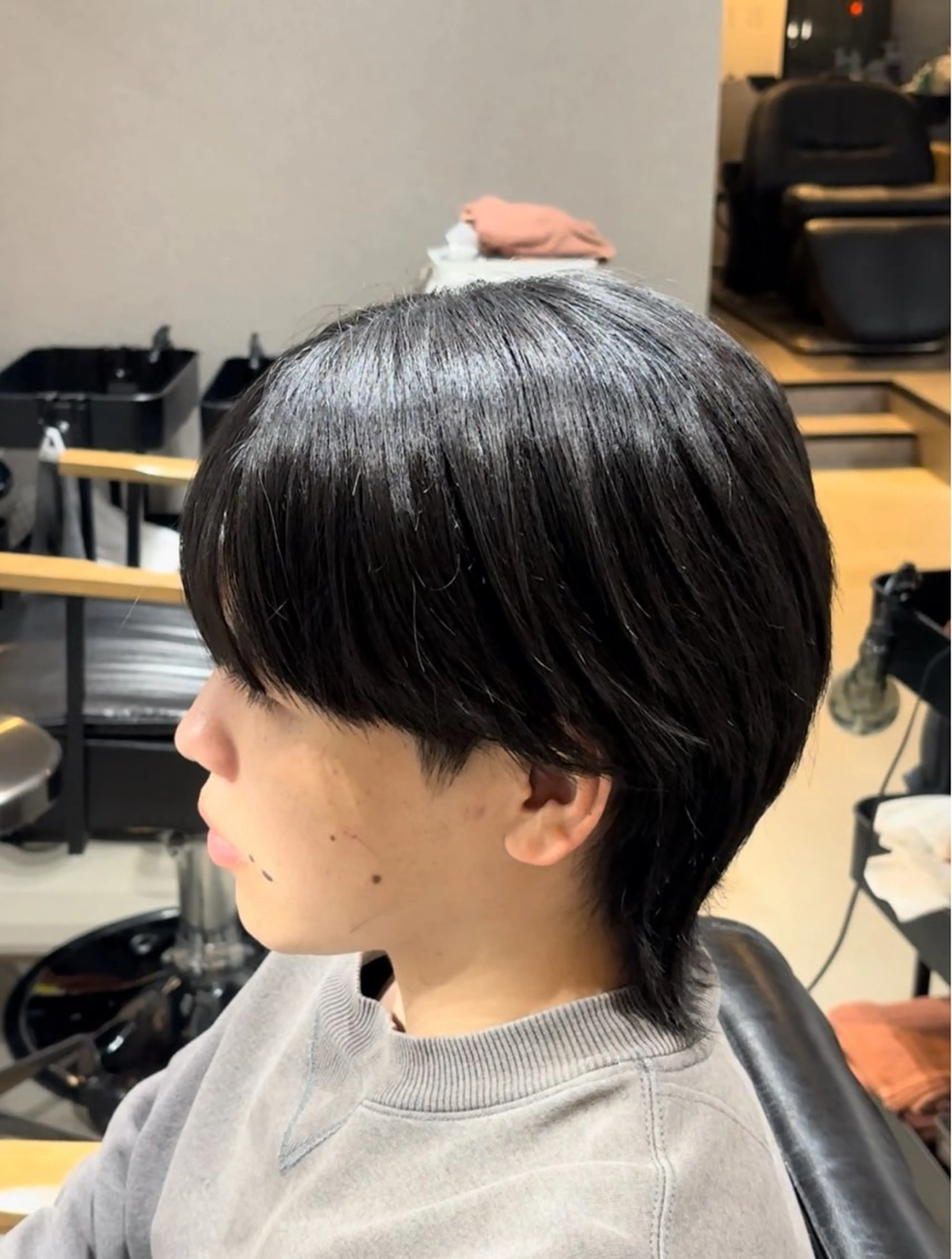 メンズ メンズウルフカット ウルフカット カット 心斎橋メンズヘア特化 高森蓮のヘアスタイル