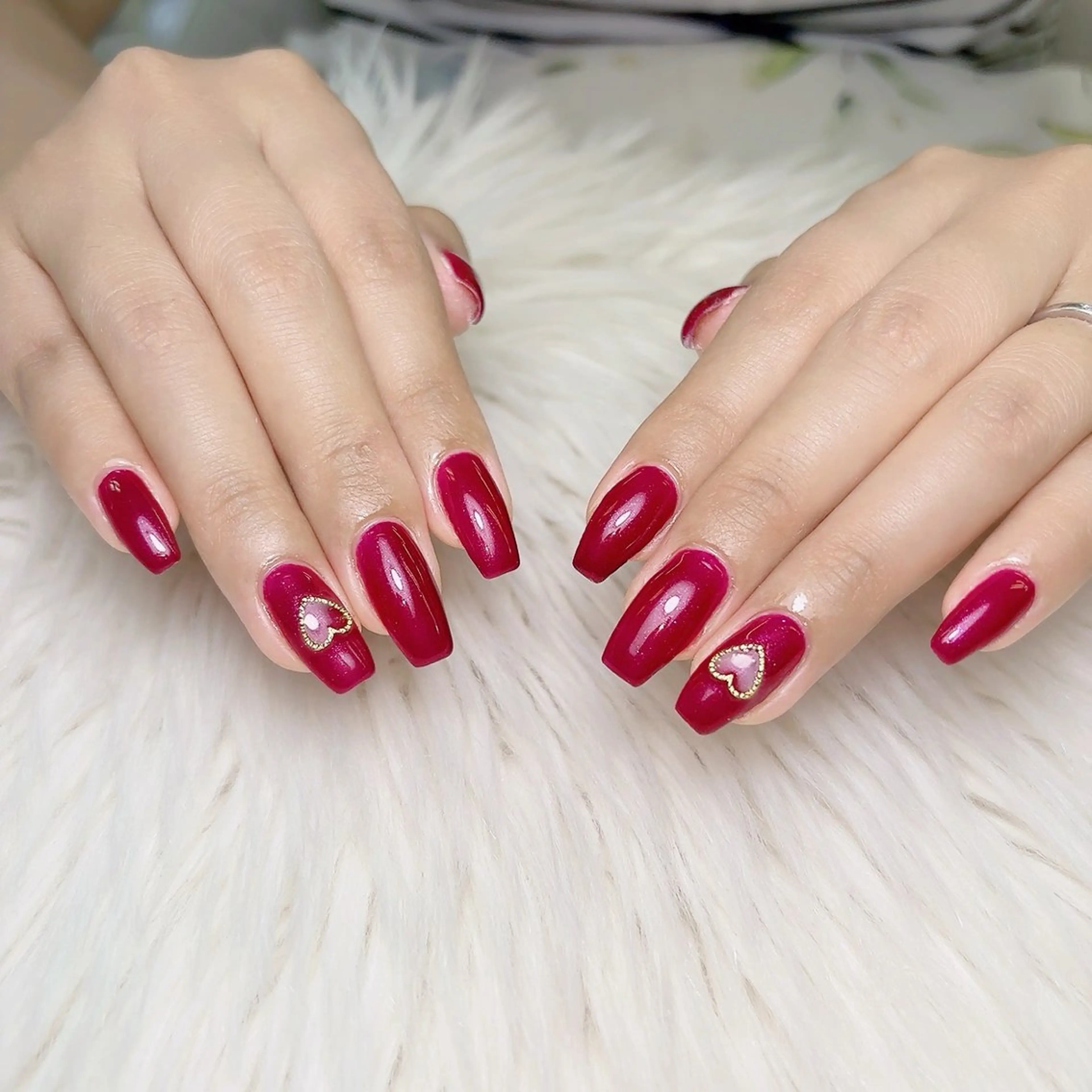 ネイル ボルドー ポッコネイル所属・ポッコネイル MISAKIのネイルデザイン