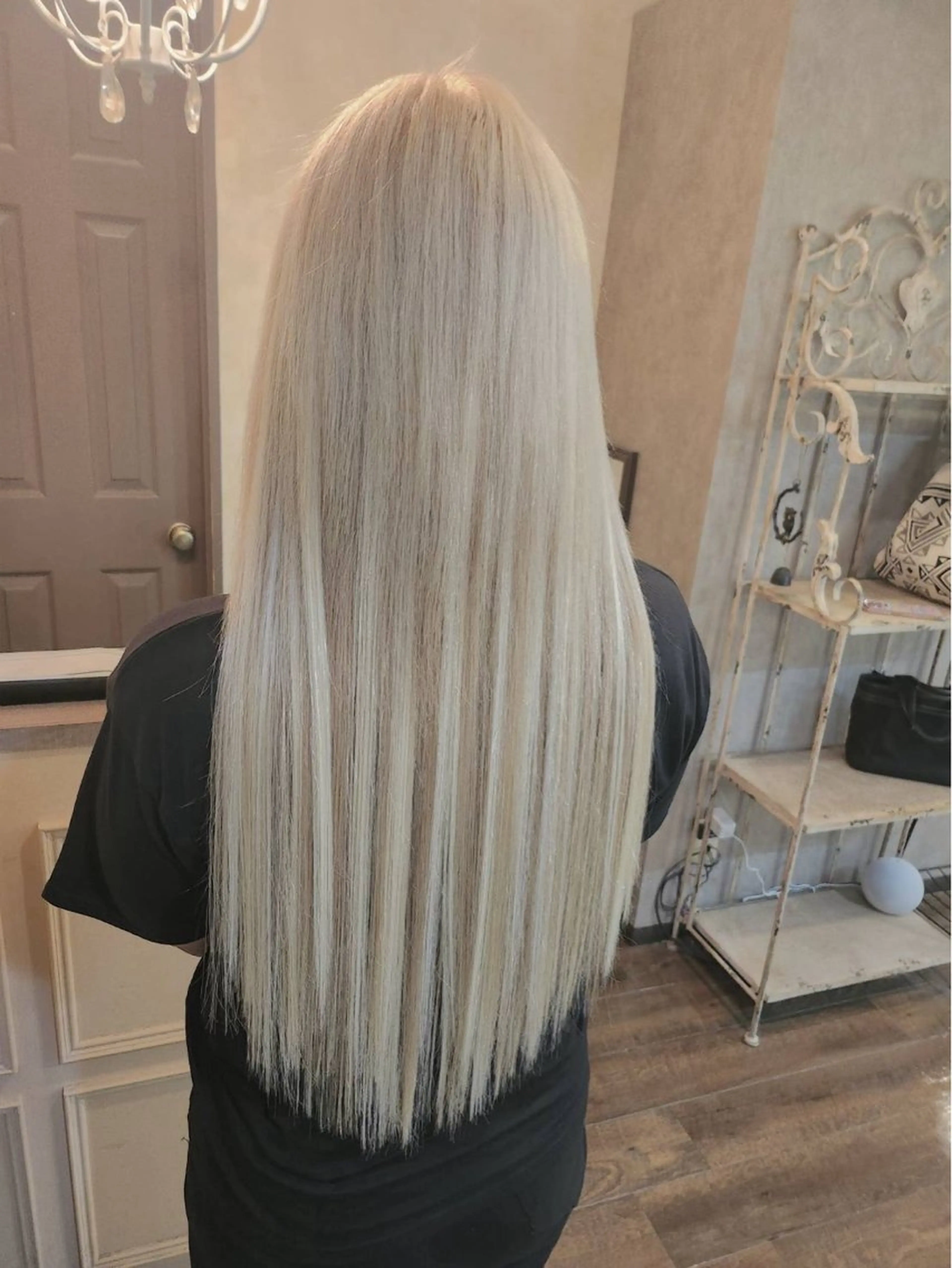 ロング ヘアアレンジ シールエクステ エクステ カット エクステ MagicMush ✴︎シールエクステのヘアスタイル