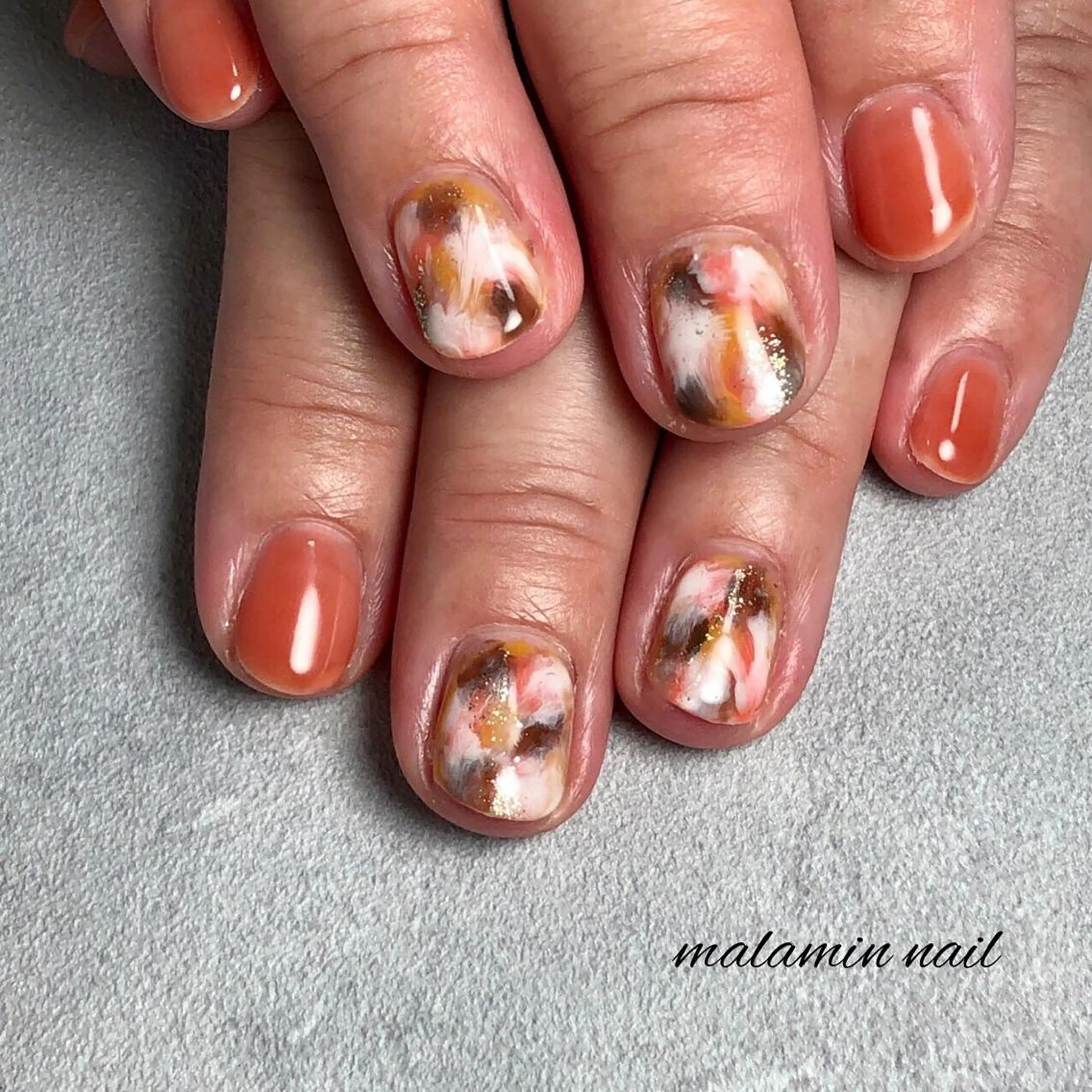 ネイル アートネイル ニュアンスネイル Nemoto Mariのネイルデザイン