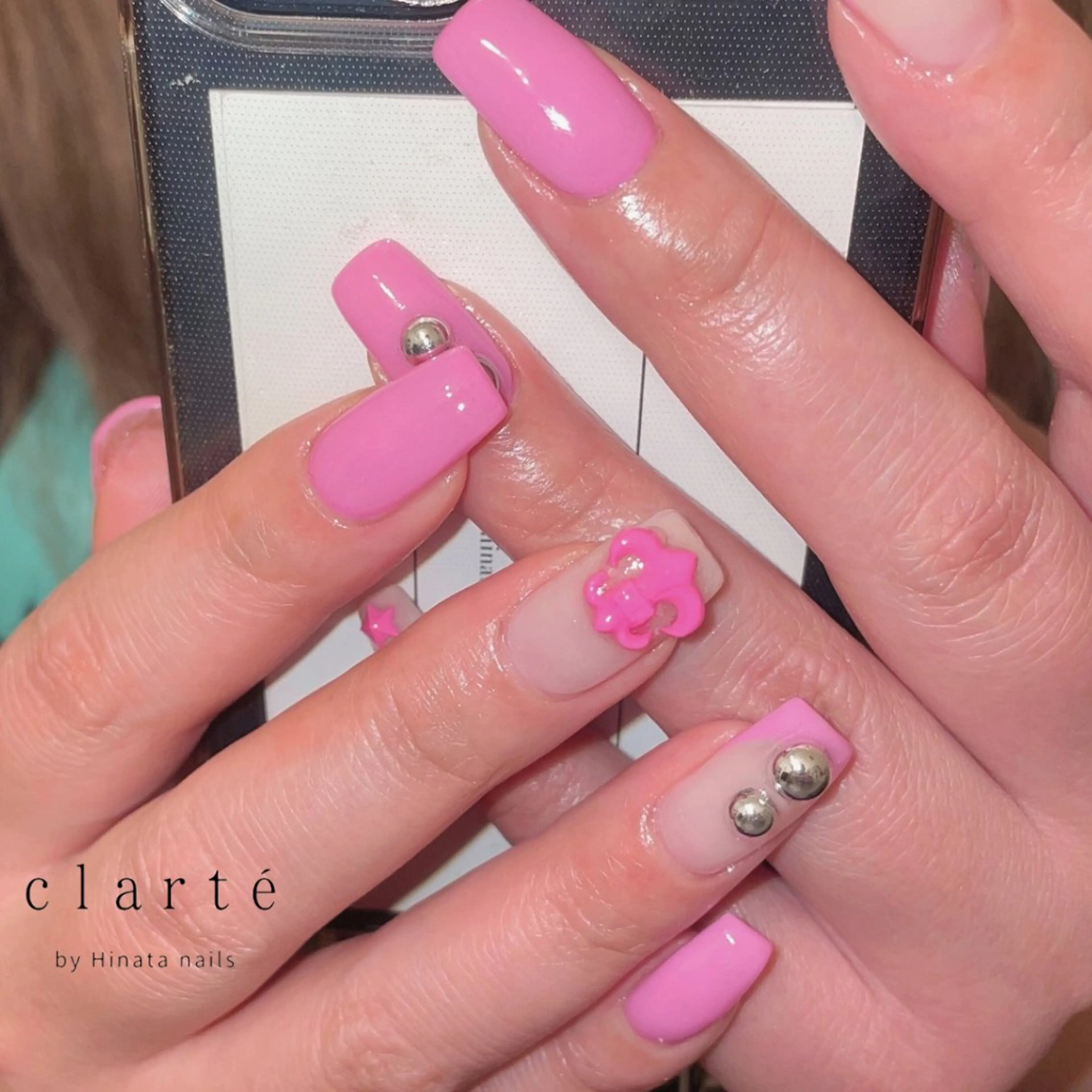 ネイル ハンドネイル LA CLARTÉ所属・京橋駅ｽｸﾞ🩷🦖 -LaCLARTE-のマツエク・マツパデザイン