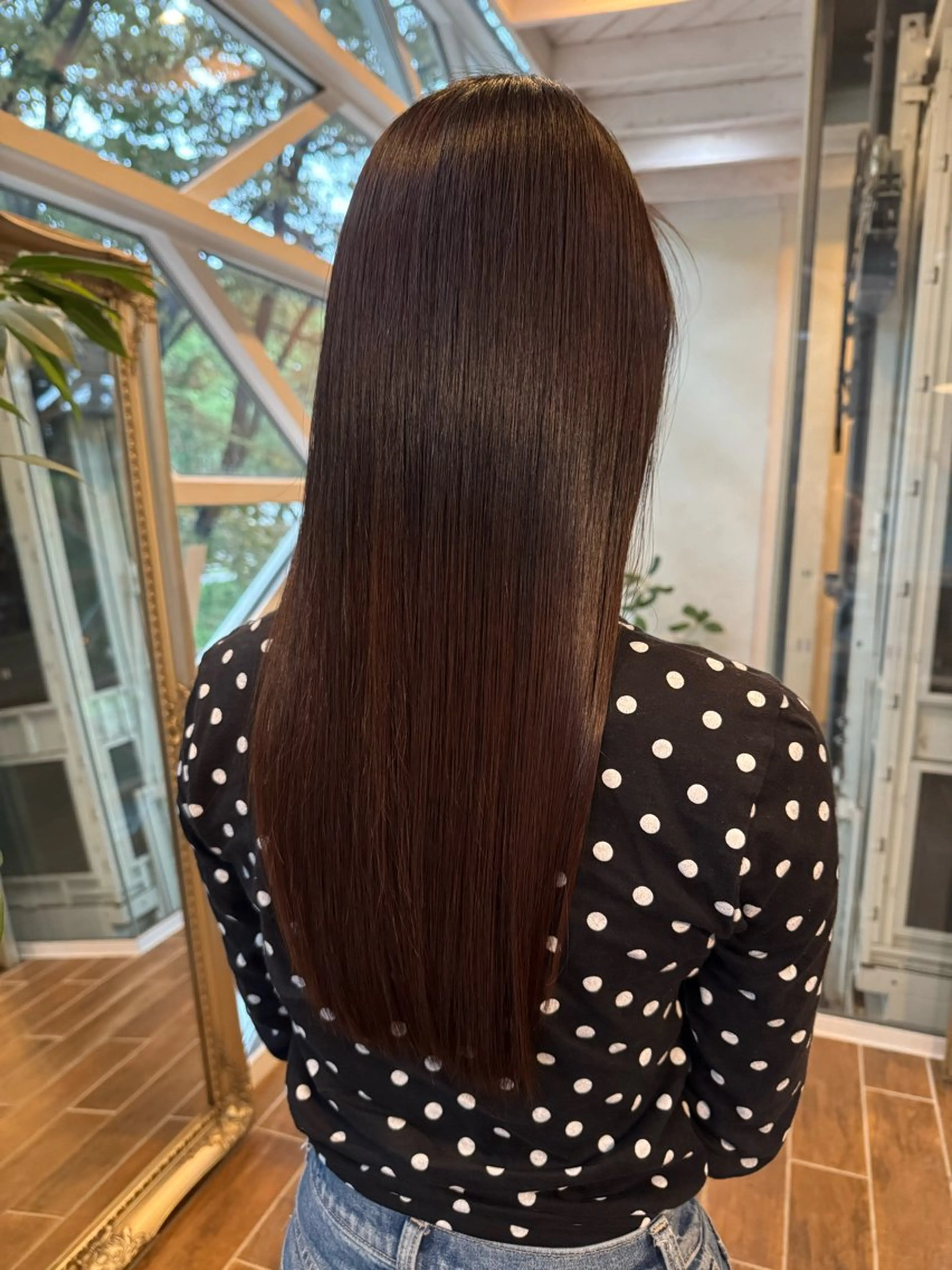 ロング 縮毛矯正 村上 輝のヘアスタイル