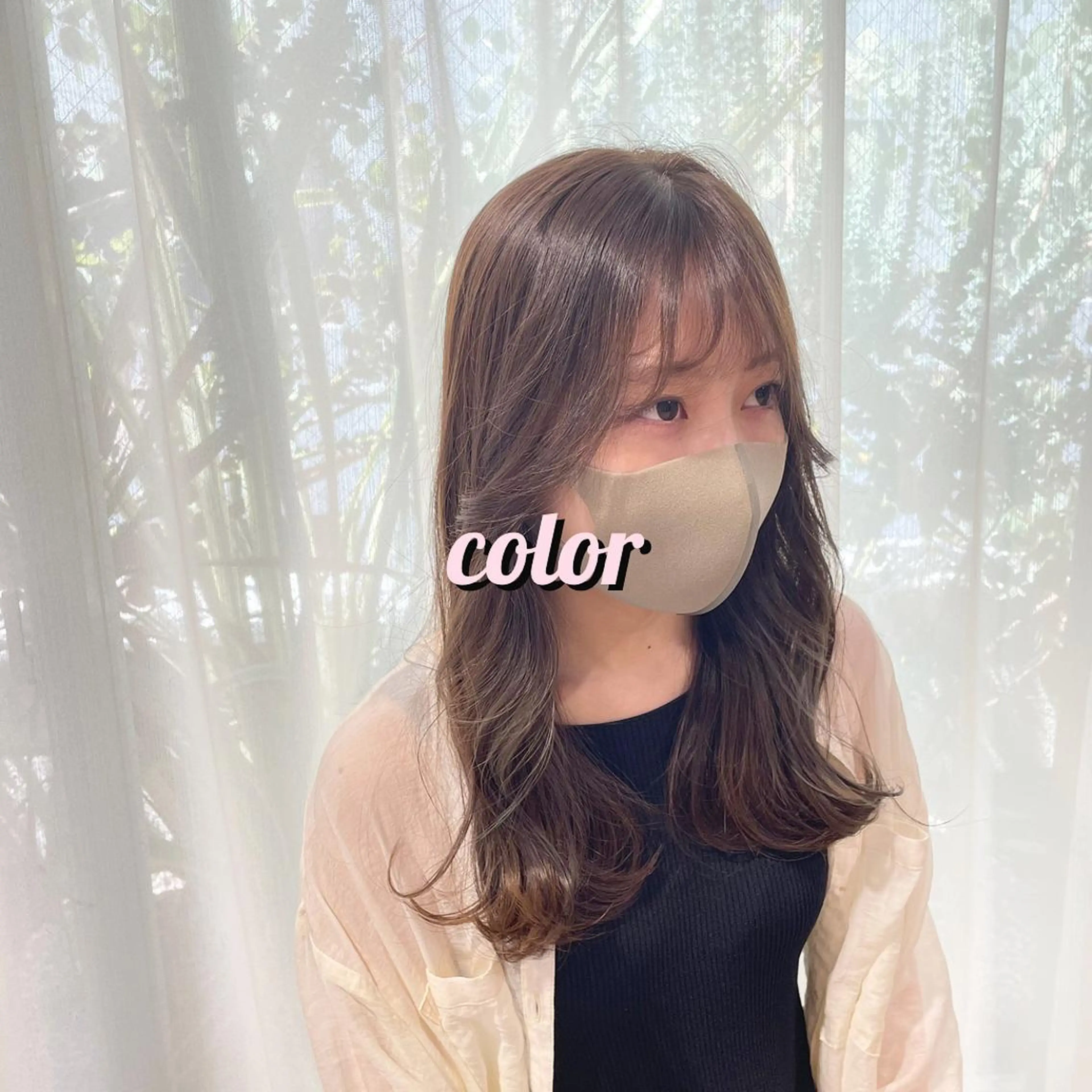 セミロング 顔周りカット レイヤーカット 髪質改善/透明感カラ ー/Ayana 🍒のヘアスタイル