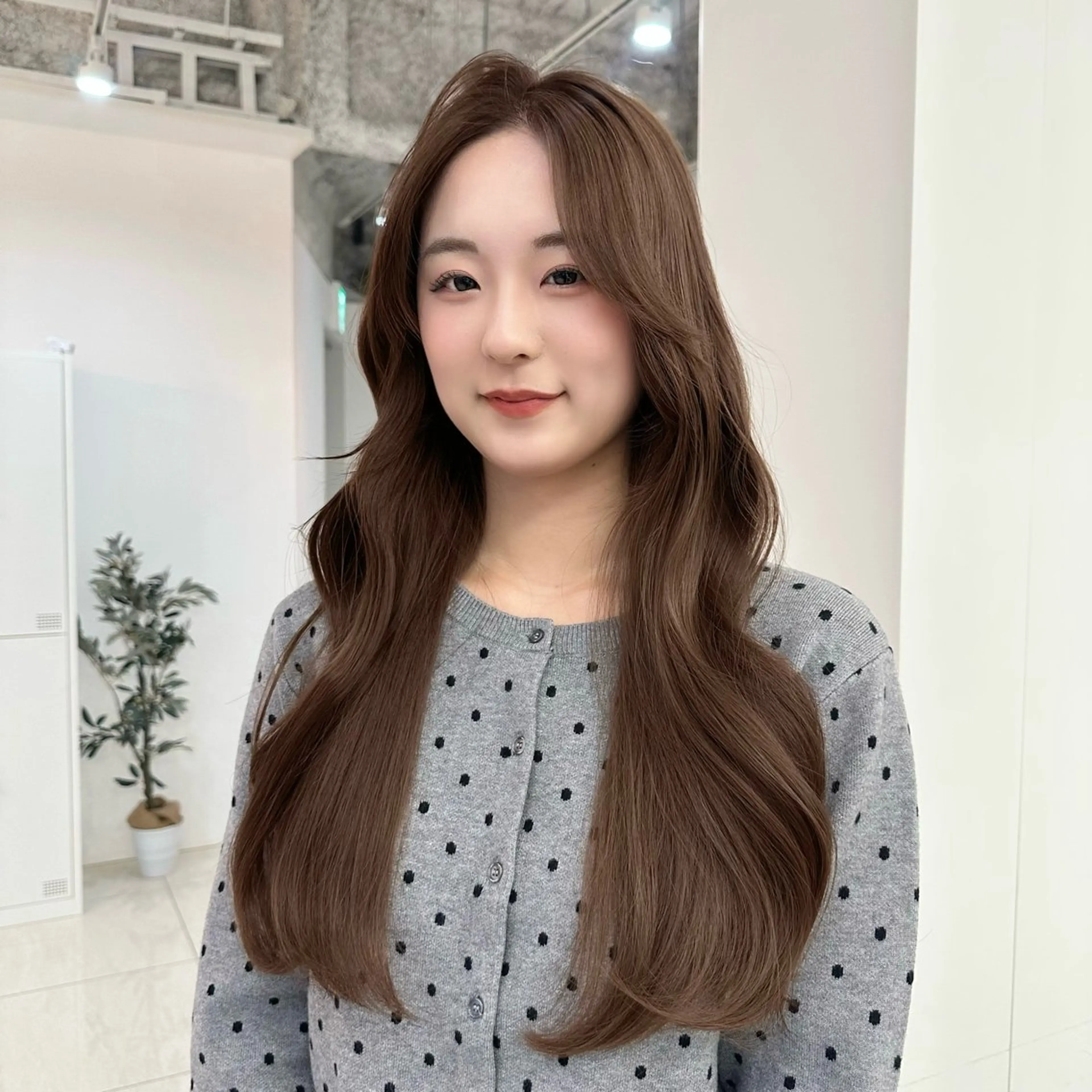 ロング カラー カット ヘアカラー Haruka 🎀暖色カラーのヘアスタイル