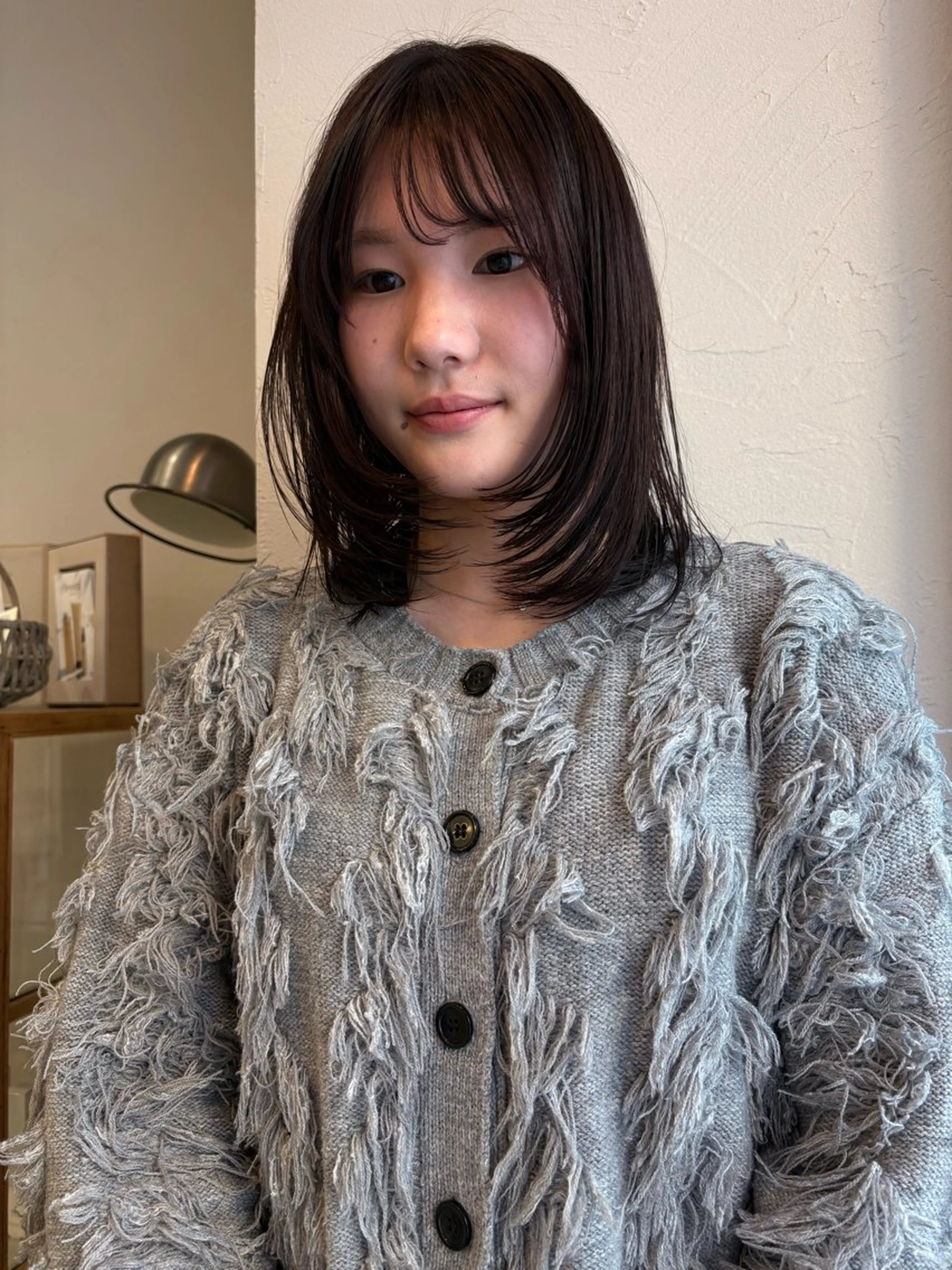 ミディアム 成澤 凜花のヘアスタイル