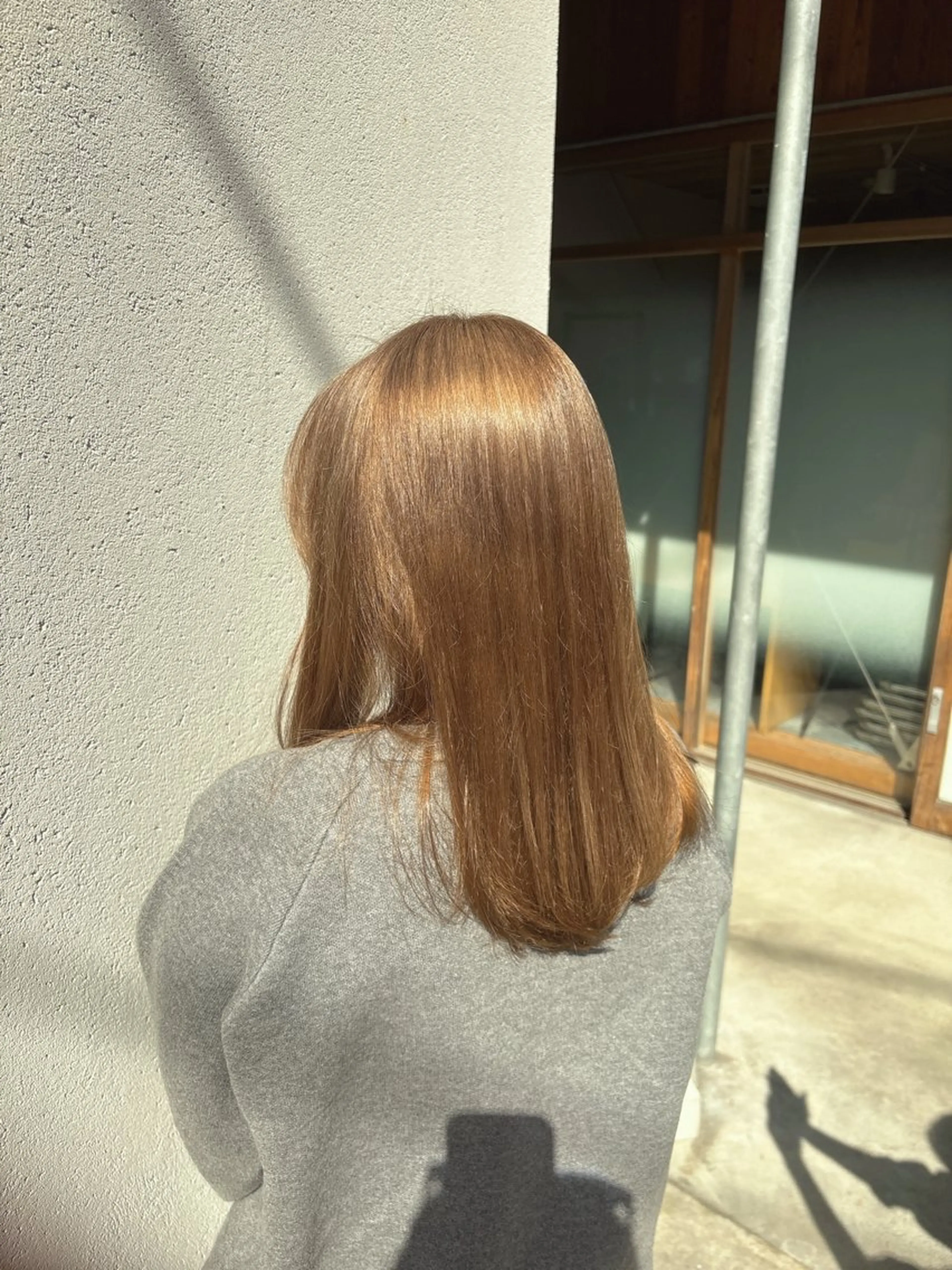 セミロング カラー ヘアカラー 鮫島海斗☆レイヤー☆ ケアブリーチ☆パーマのヘアスタイル