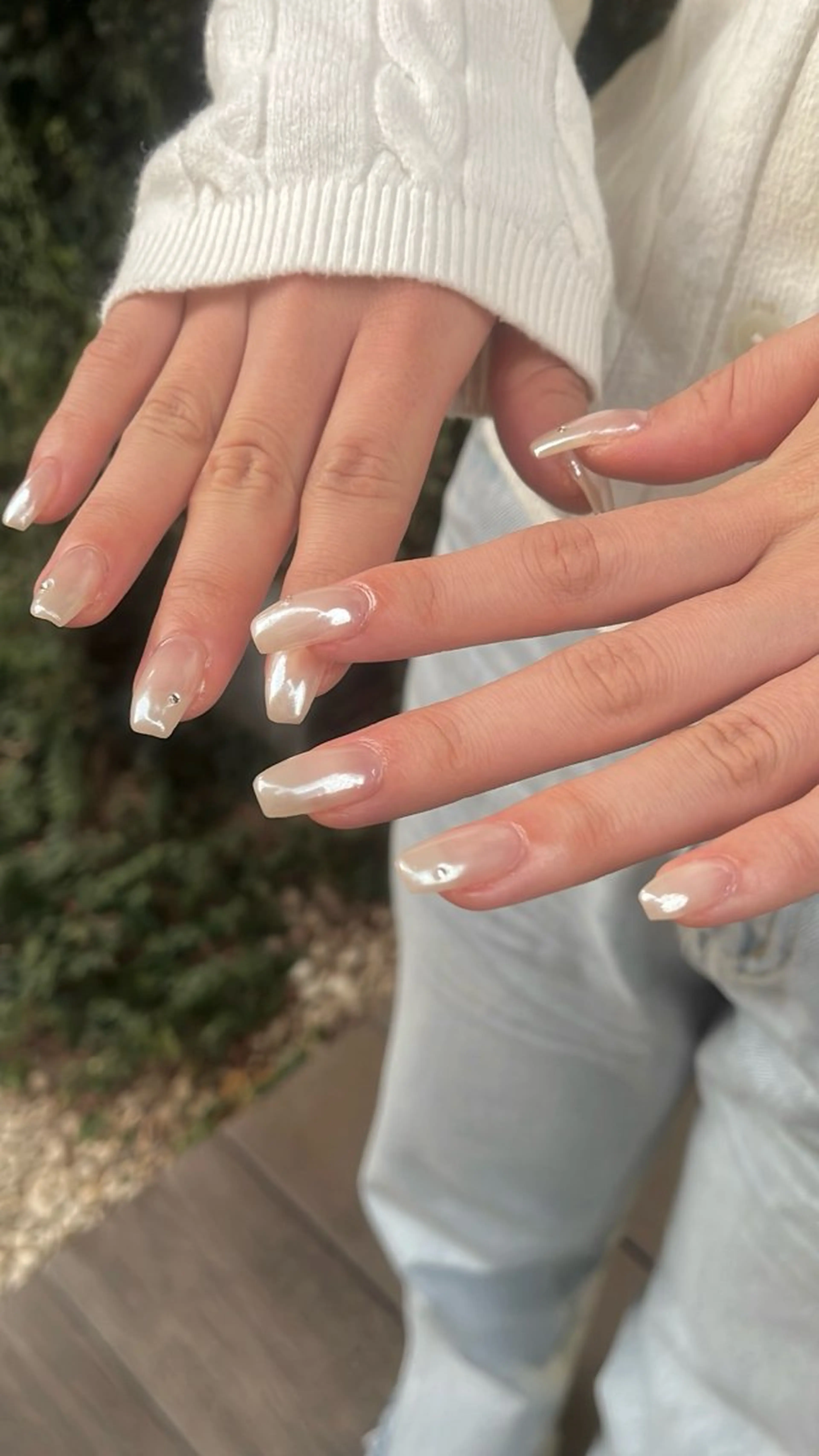 ネイル ボルドー フラッシュネイル フットネイル ハート ラメ(グリッター) ハンドネイル SAKU  nail[サクネイル]所属・SAKU nail 作島茜のネイルデザイン