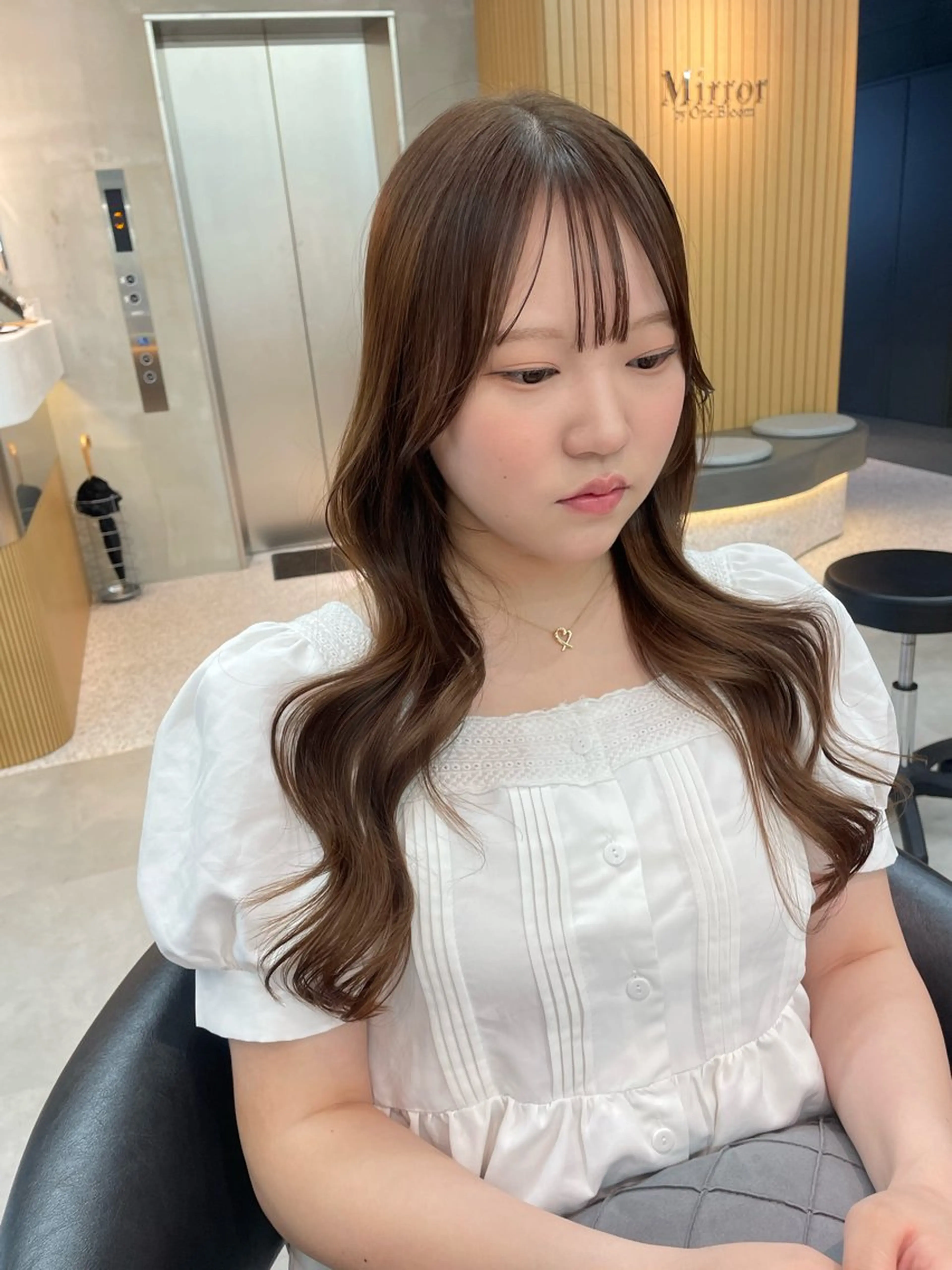 ロング ヘアカラー トリートメント ヘッドスパ ヘアセット 韓国ヘア/レイヤー Londエレンのヘアスタイル