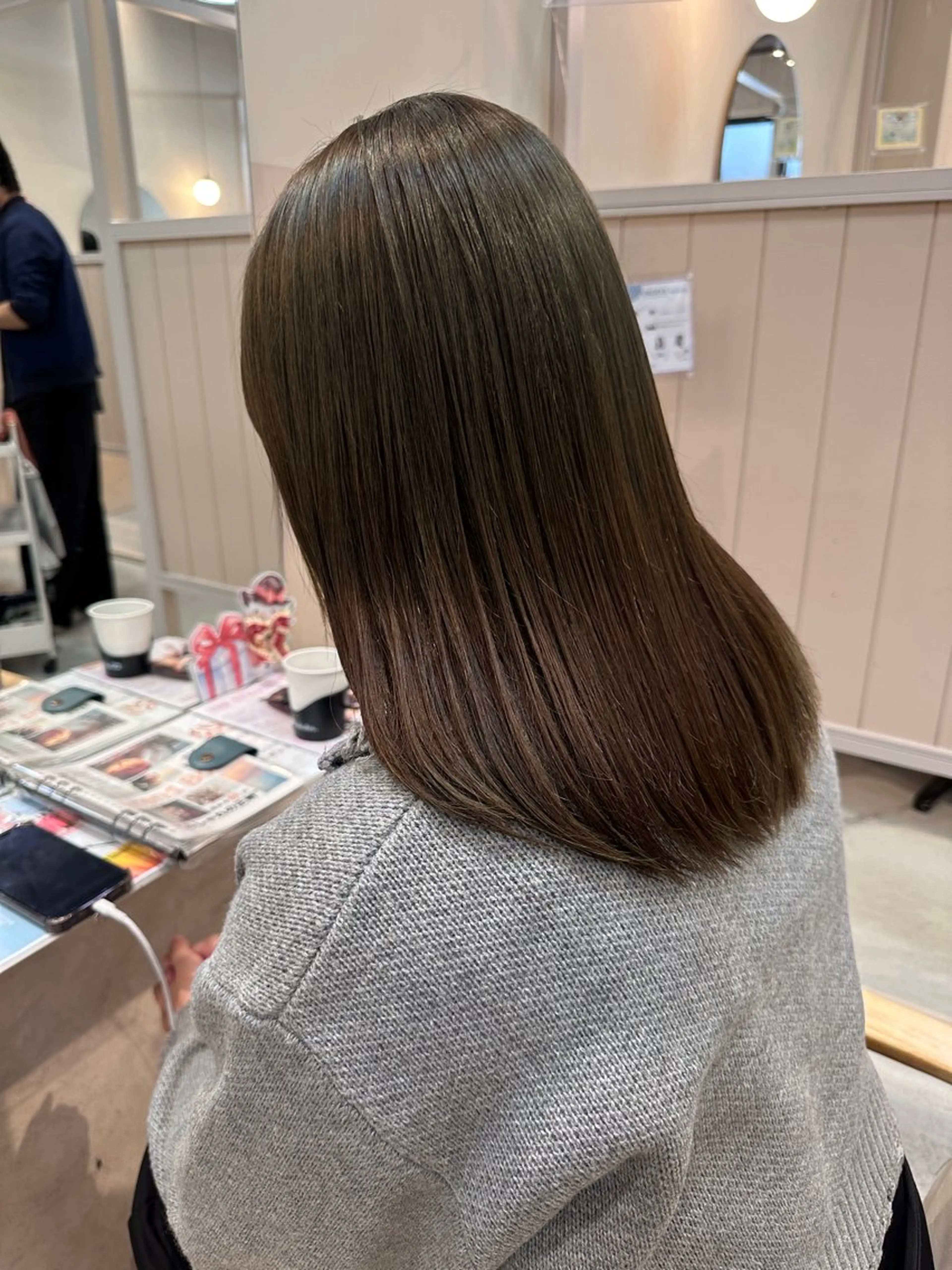 セミロング カット ヘアカラー トリートメント 【sida茨木】小島 健太郎🫧✨のヘアスタイル