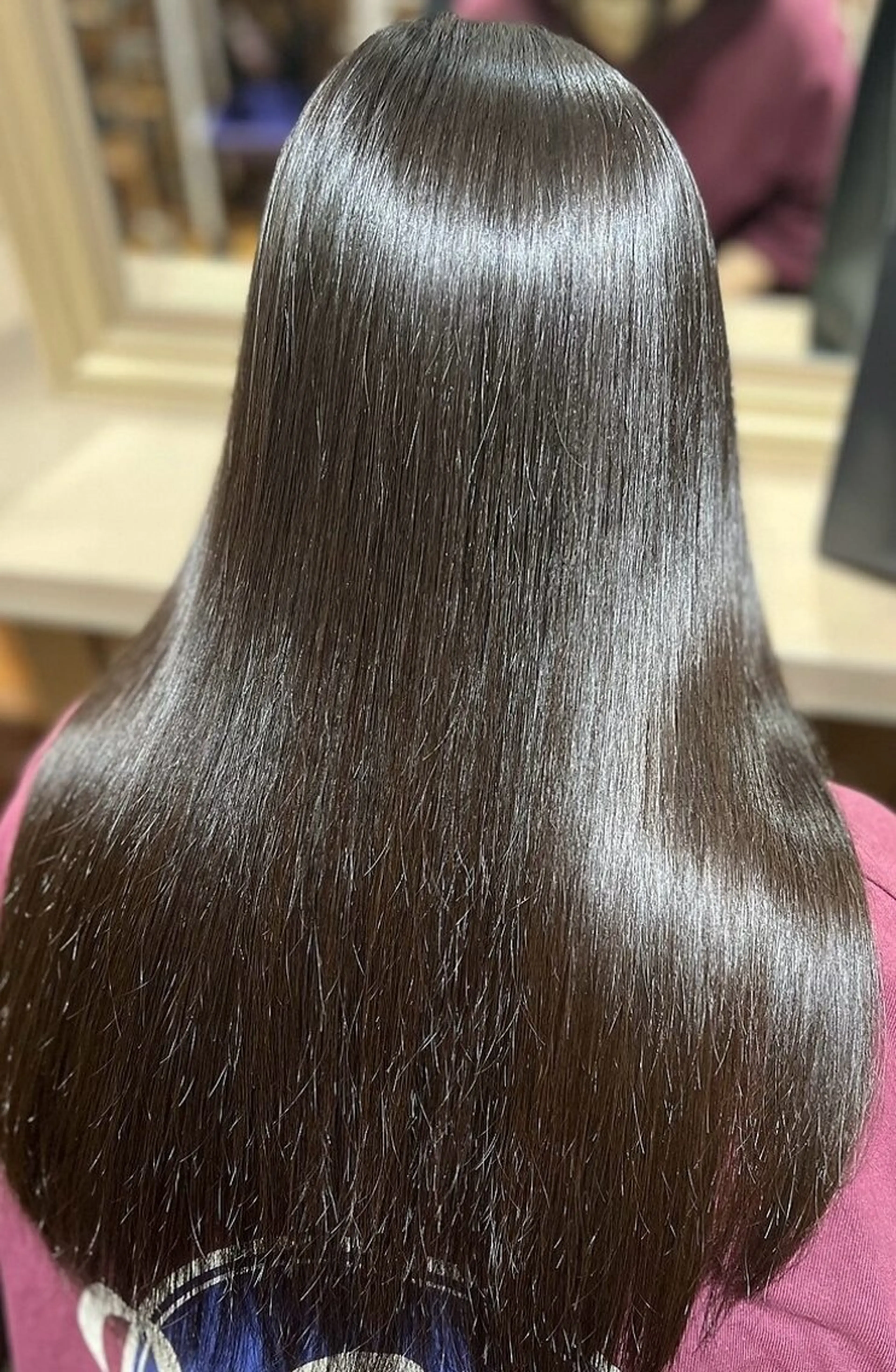 ロング パーマ ストレートパーマ カット 縮毛矯正 古市 一希のヘアスタイル