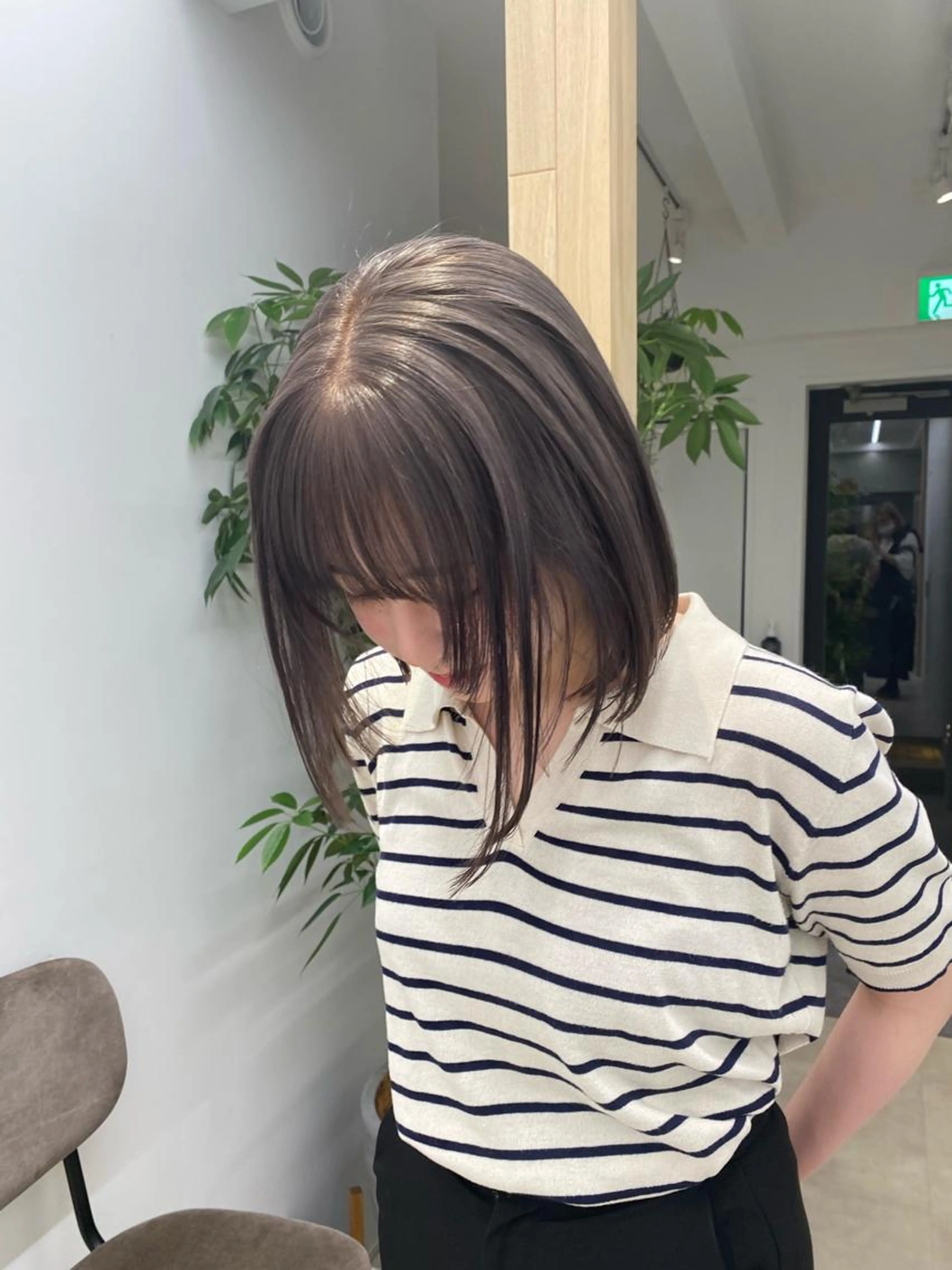 【初回クーポン💝】前髪カット＋ケアカラー(シャンプースタイリング代込み)🍀の写真