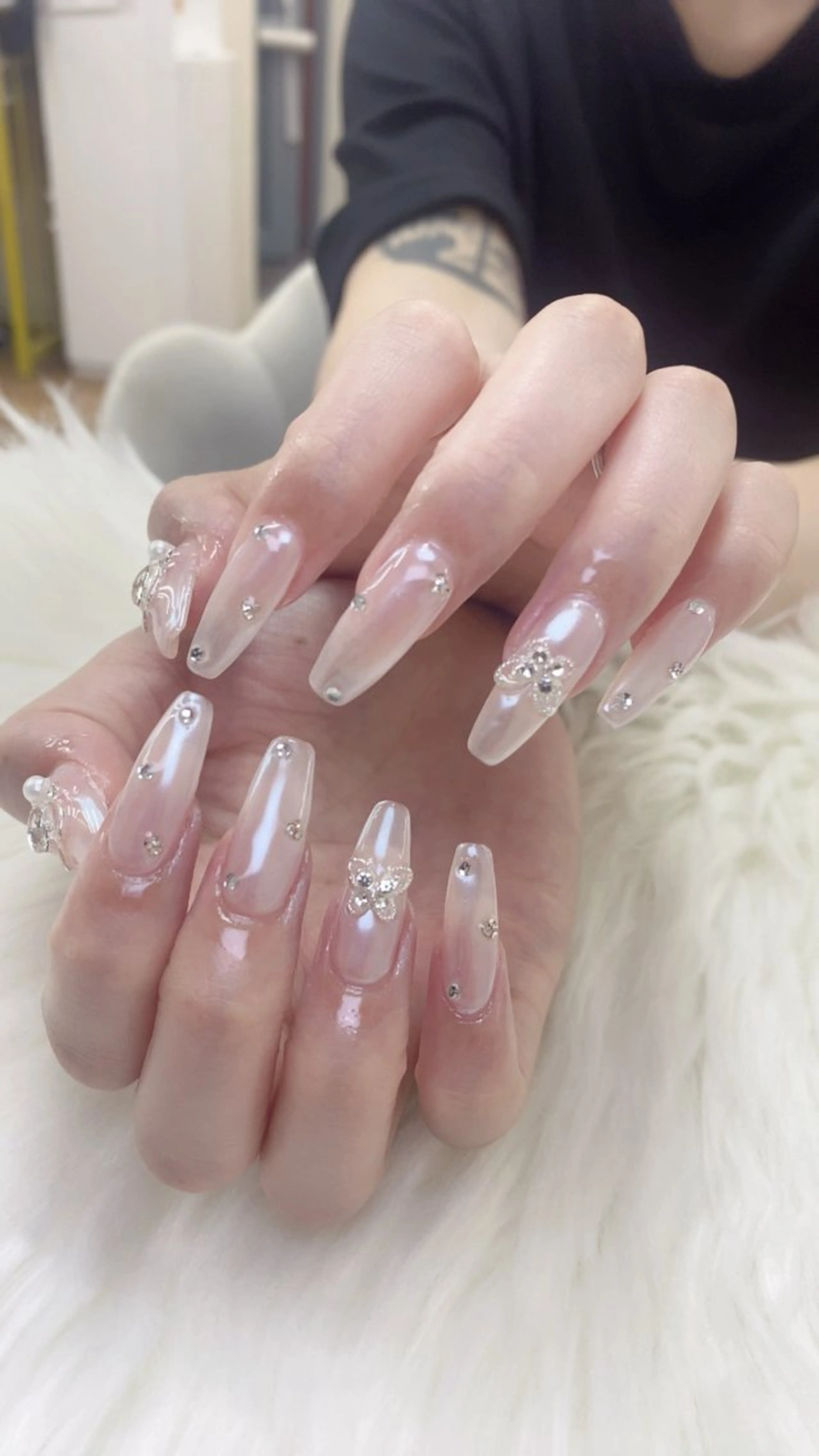 ネイル フットネイル フレンチネイル 韓国ネイル ニュアンスネイル オフィスネイル ハンドネイル ハンドケア mika hara_nailのネイルデザイン