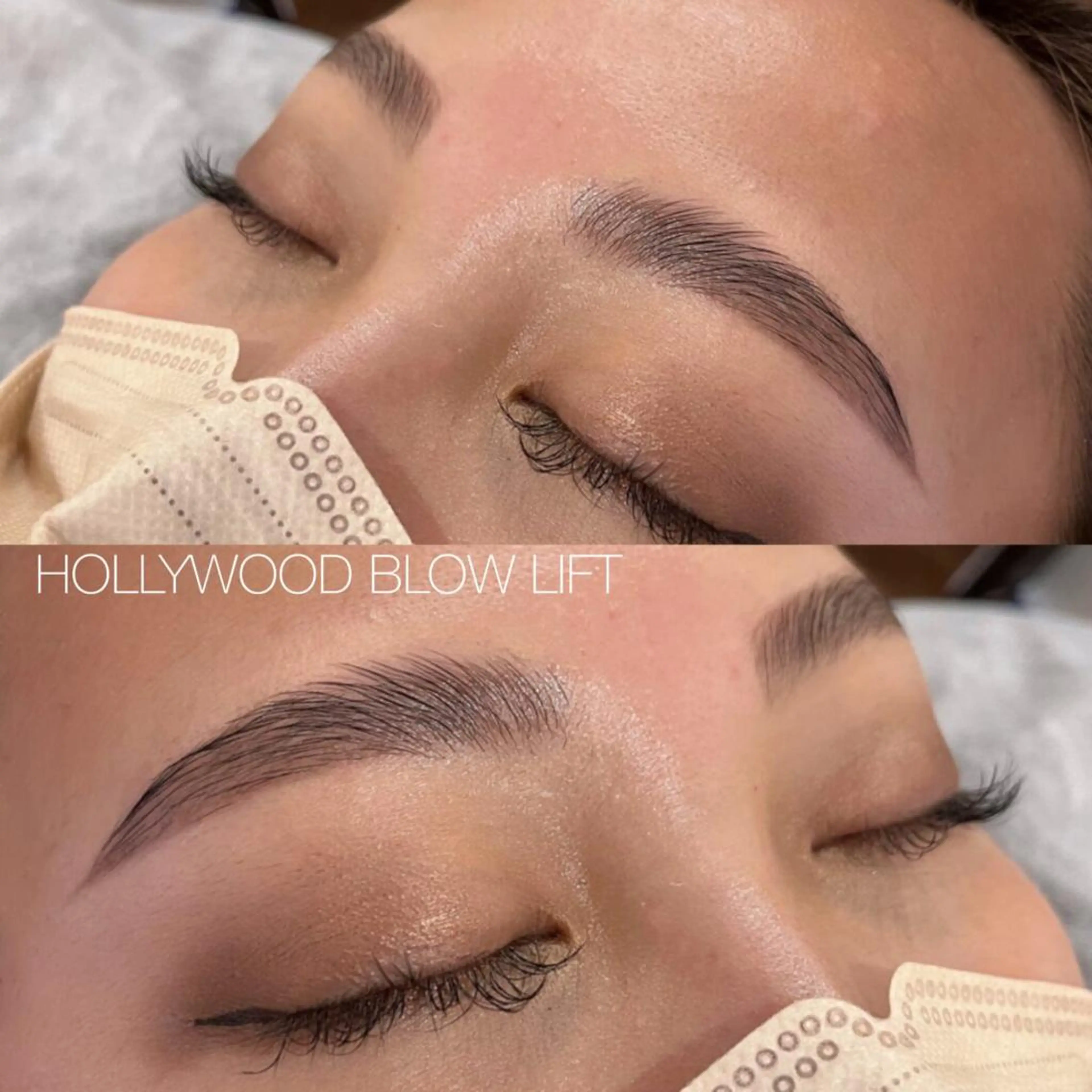 アイブロウ ハリウッドブロウリフト ハーブピーリング/韓国肌管理/フェイシャル/毛穴洗浄/眉毛/顔脱毛【糸脱毛専門】rev所属・ハーブピーリング🌹 毛穴洗浄❤️眉waxのエステ・リラクイメージ