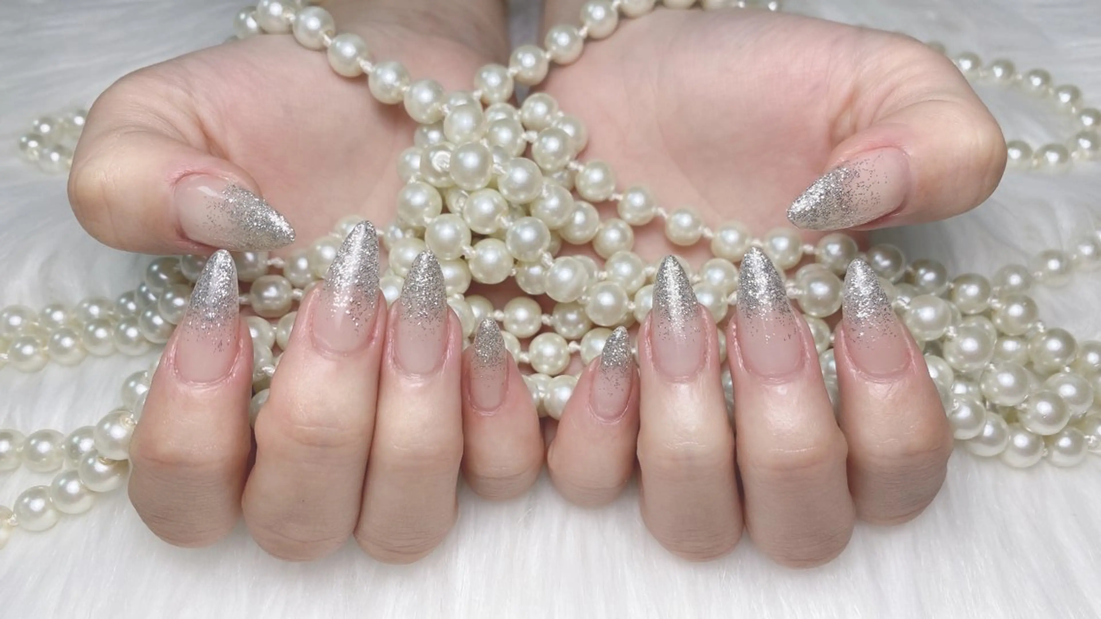 ネイル ハンドネイル オーシャン スカルプネイルサロンのネイルデザイン