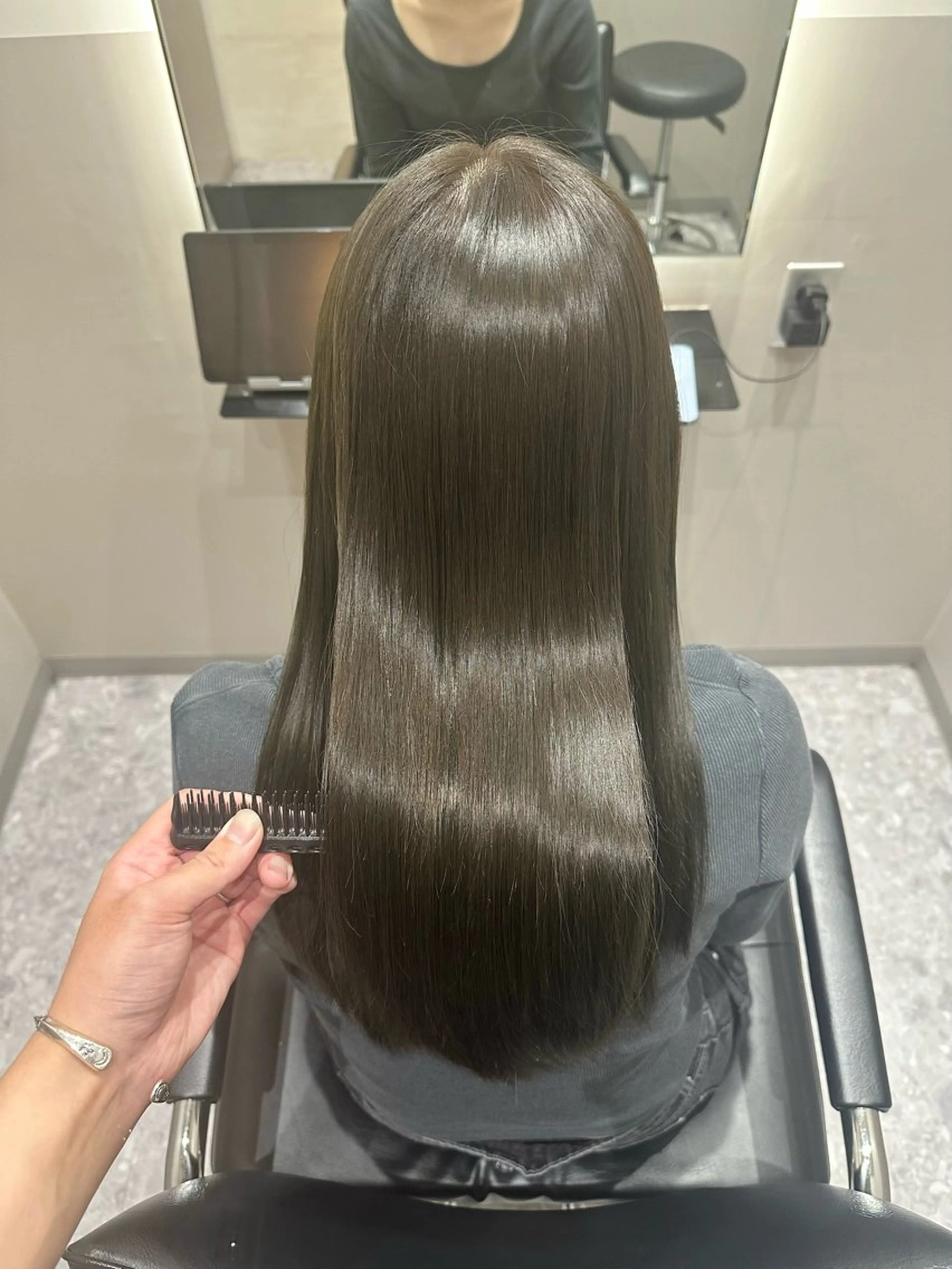セミロング カラー 🪞個室サロン/韓国 艶髪/keito🪞のヘアスタイル