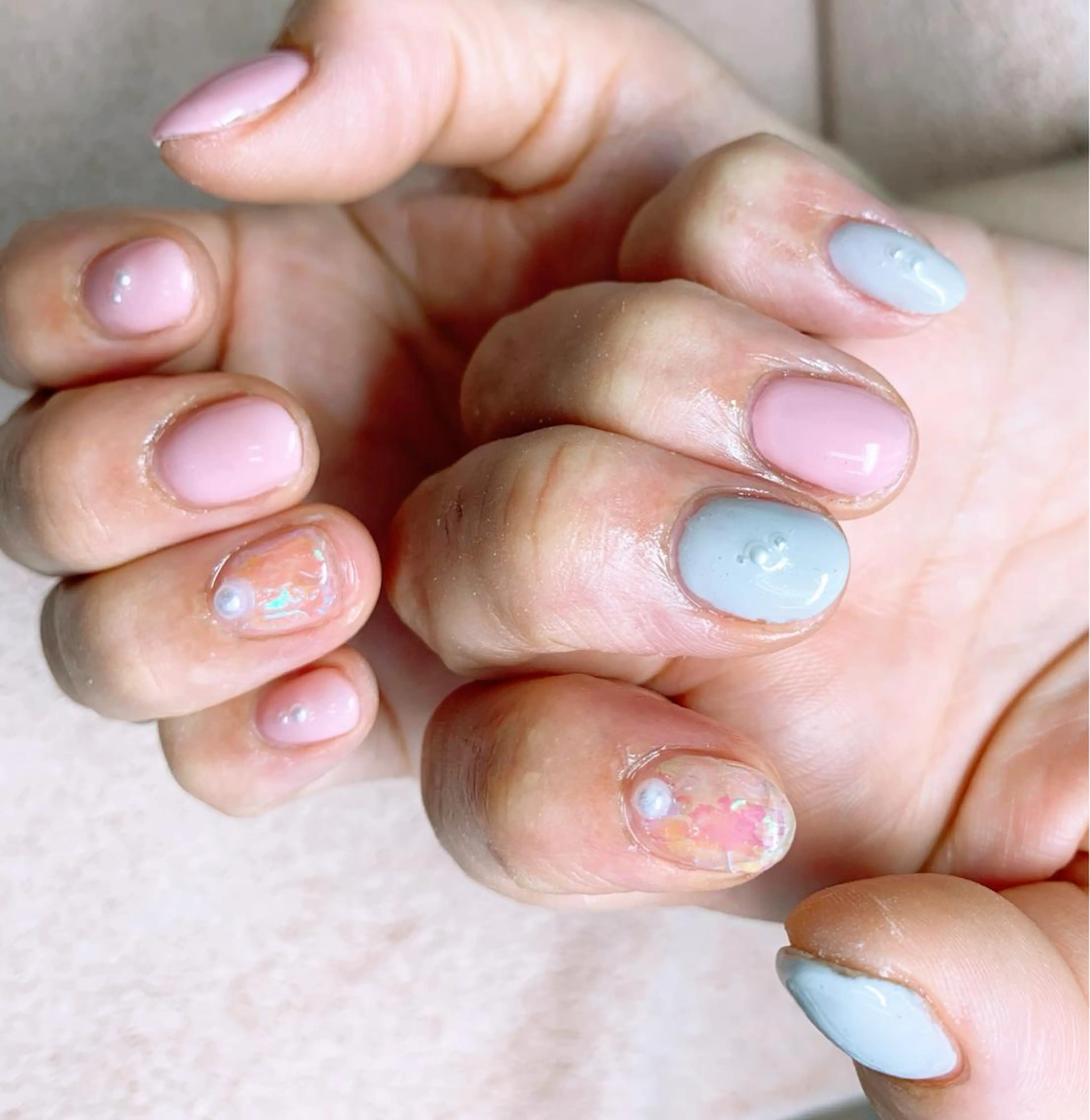 ネイル ⭐︎休業中の練習⭐︎ JNA認定講師髙橋のネイルデザイン