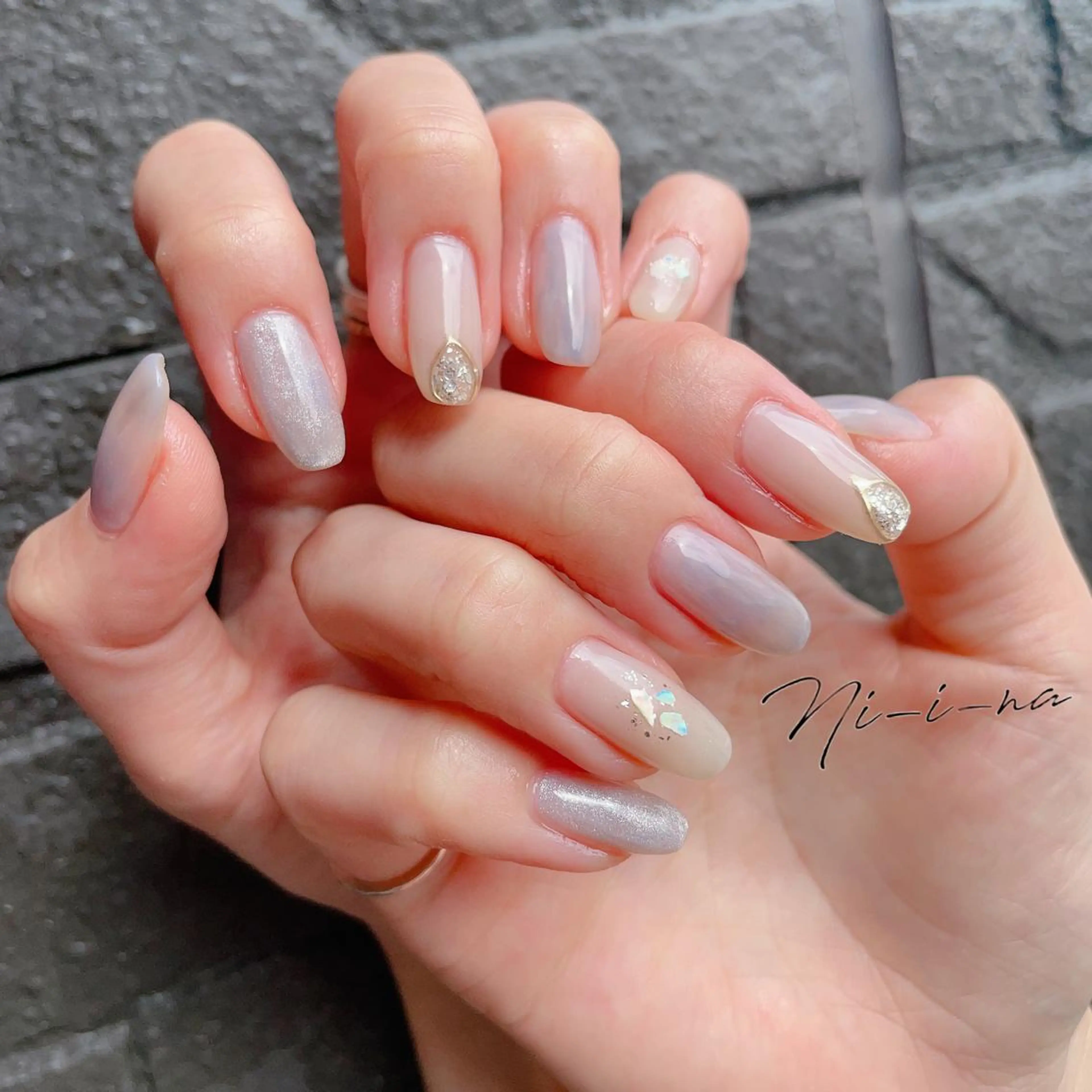 ネイル ハンドネイル nail salon Ni-i-naのネイルデザイン