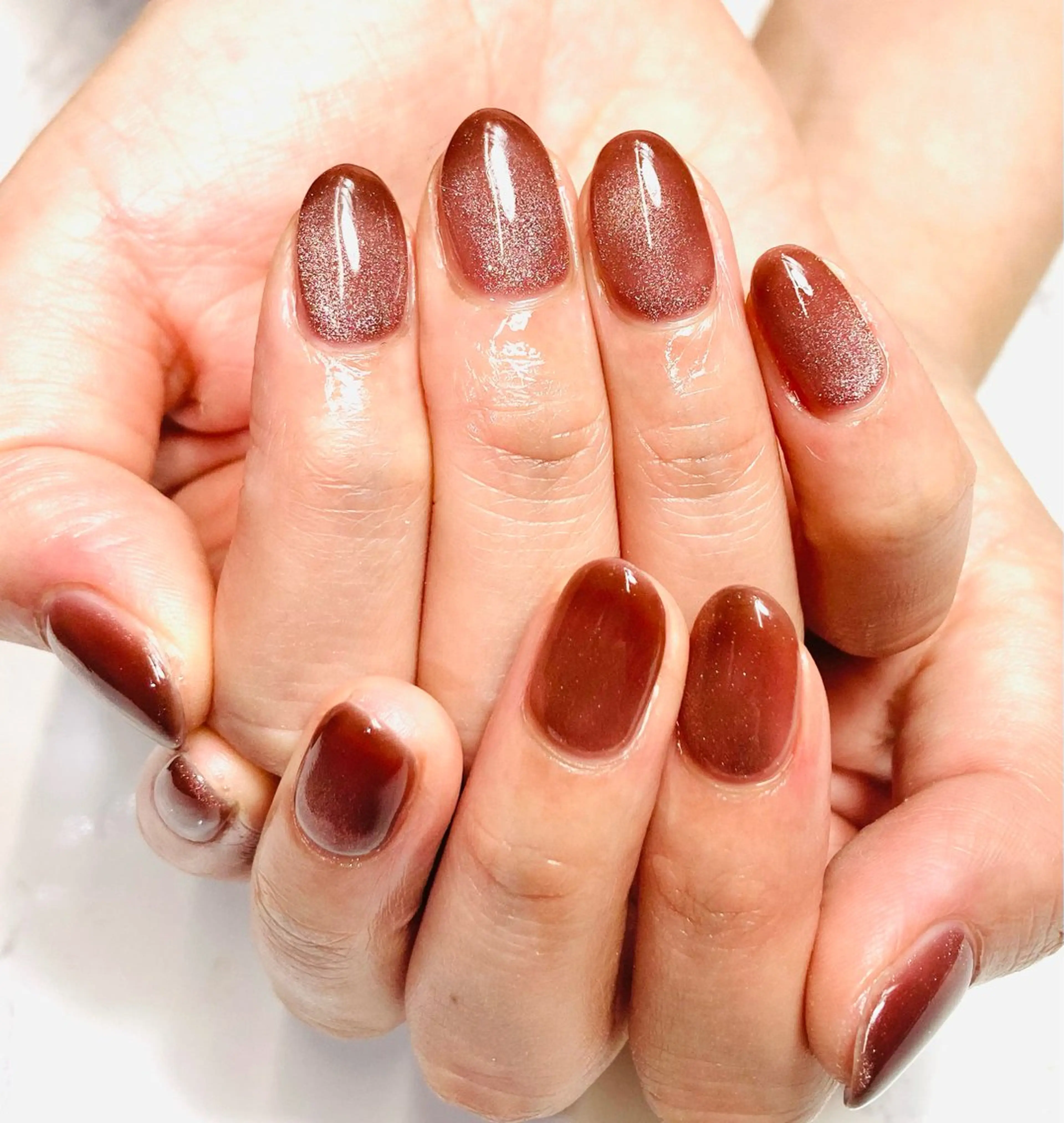 ネイル マグネットネイル マグネットワンカラー ワンカラーネイル ハンドネイル one nailsalonのネイルデザイン