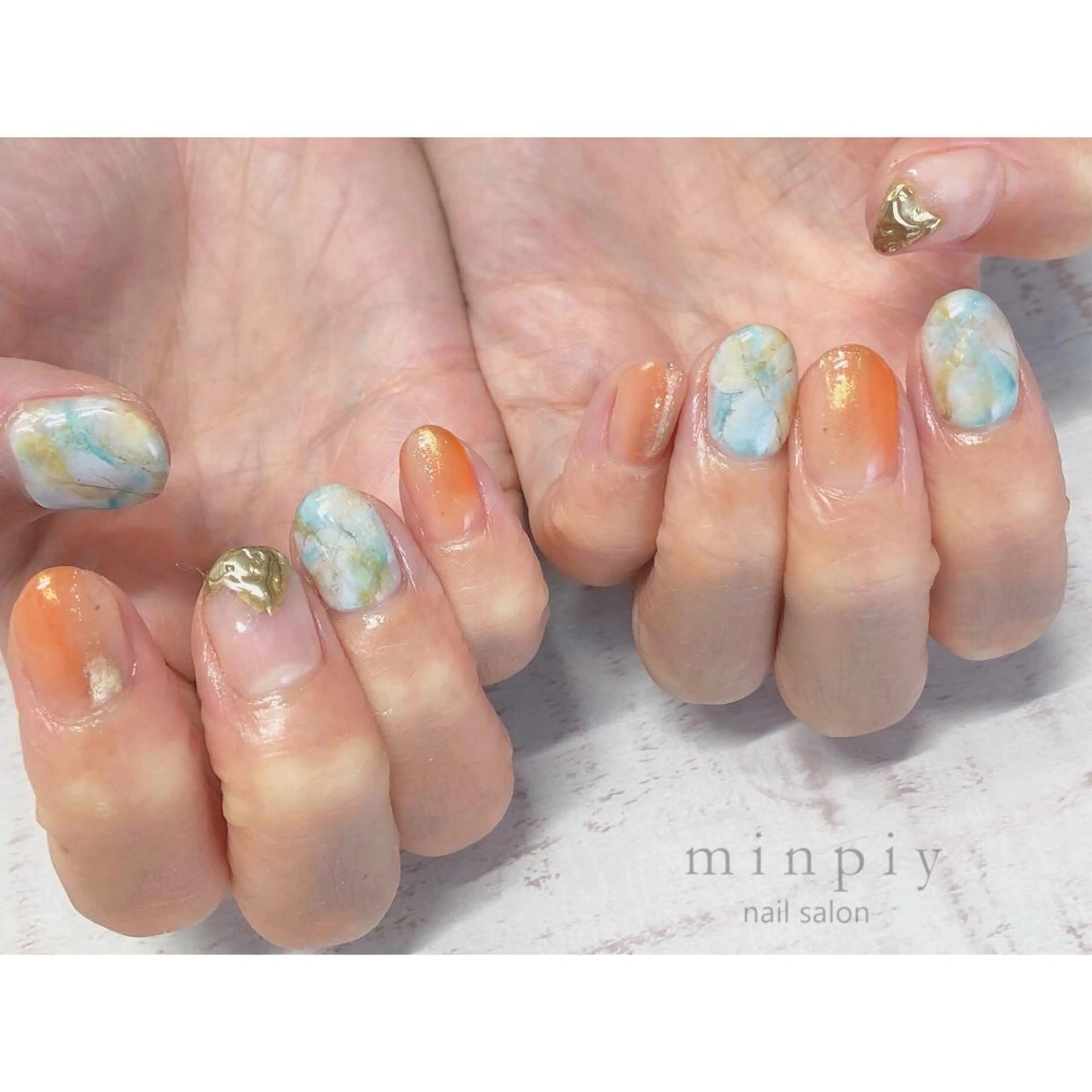 ネイル 𖡼 yumenoのネイルデザイン